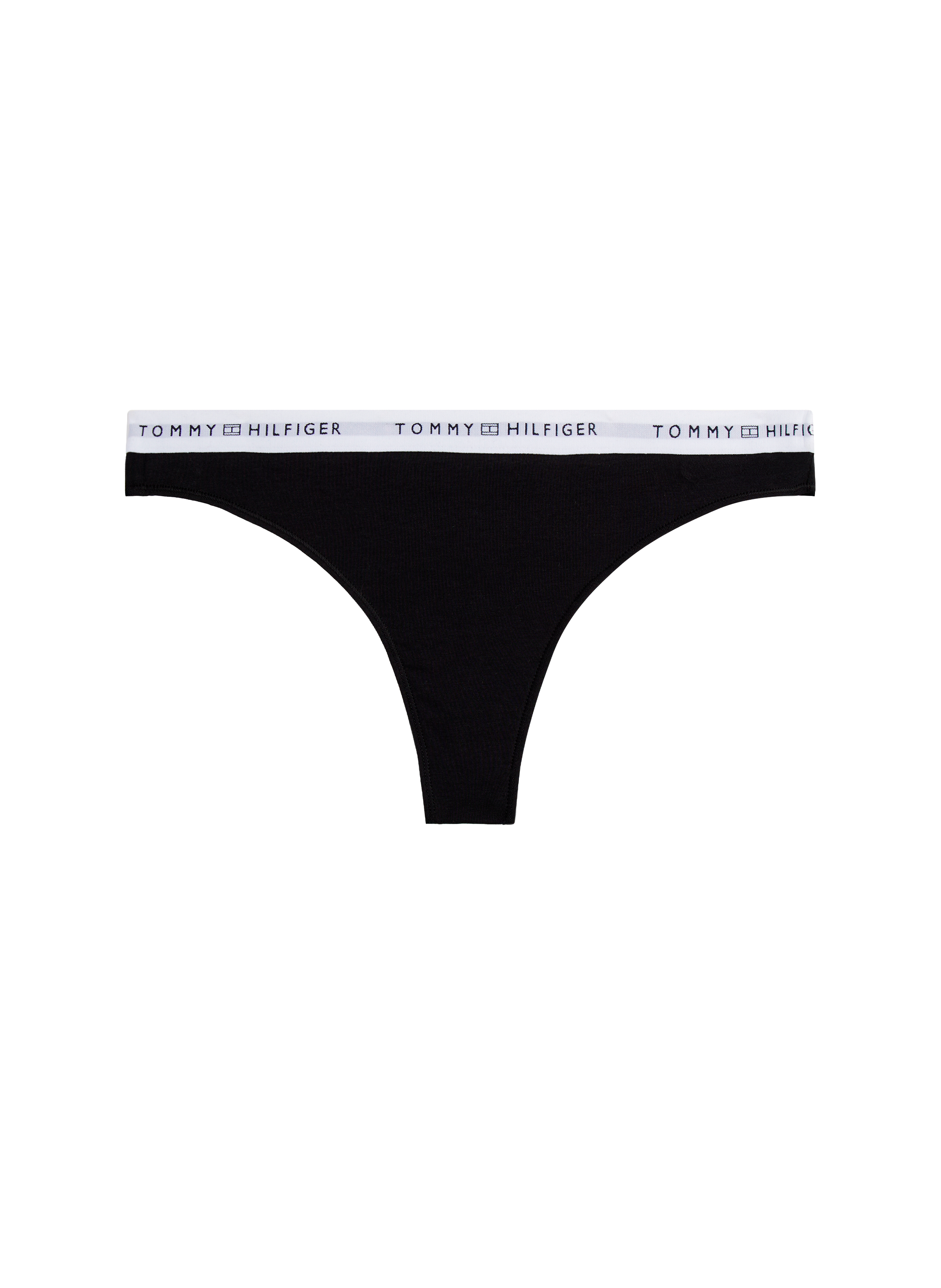 Cotton thong TOMMY HILFIGER Black