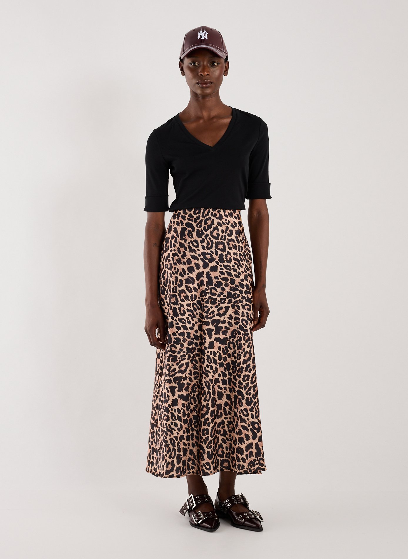 Printed long skirt GUESS Multicolour