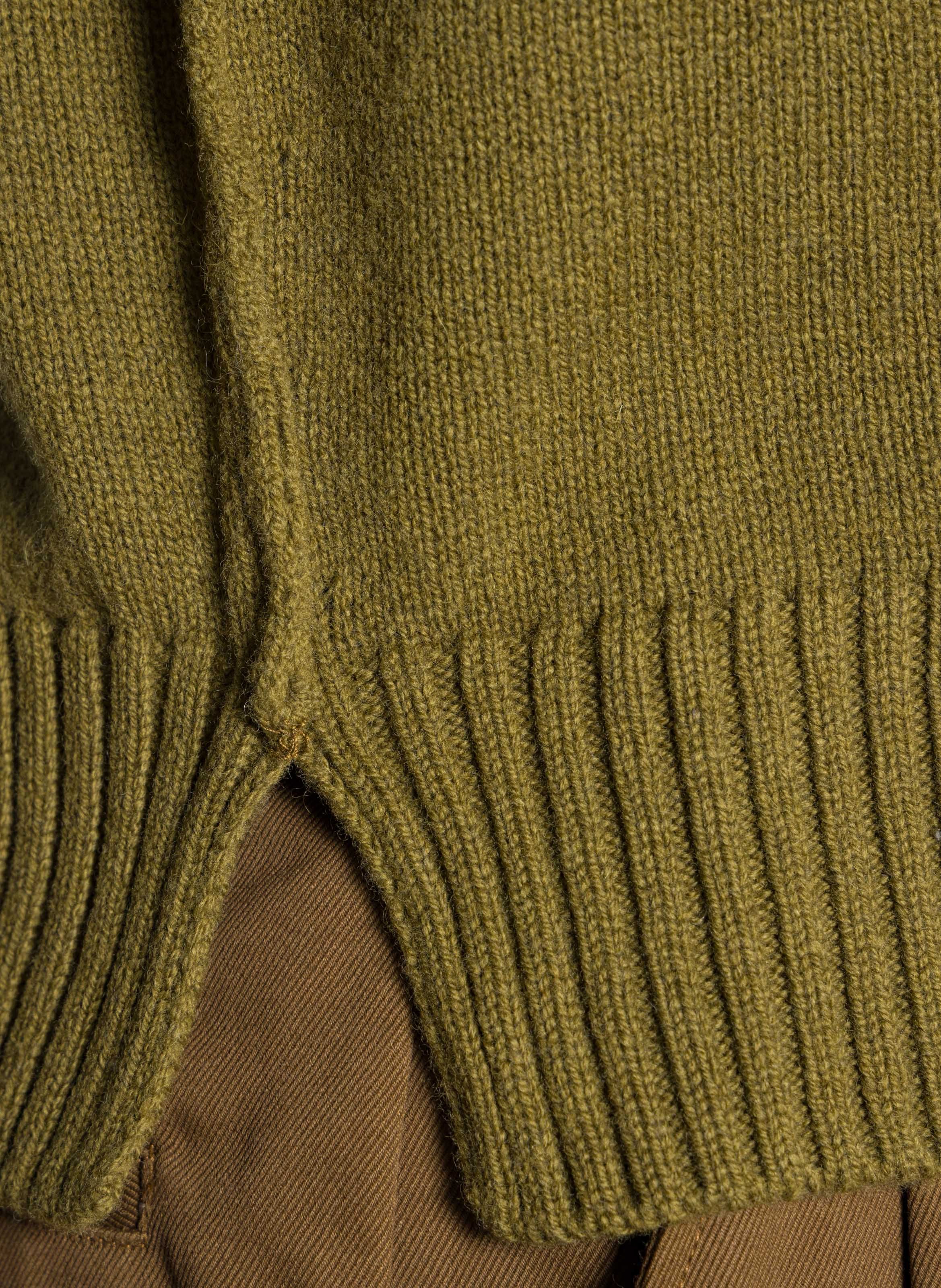 Cardigan col rond droit en laine virginia SOEUR Marron