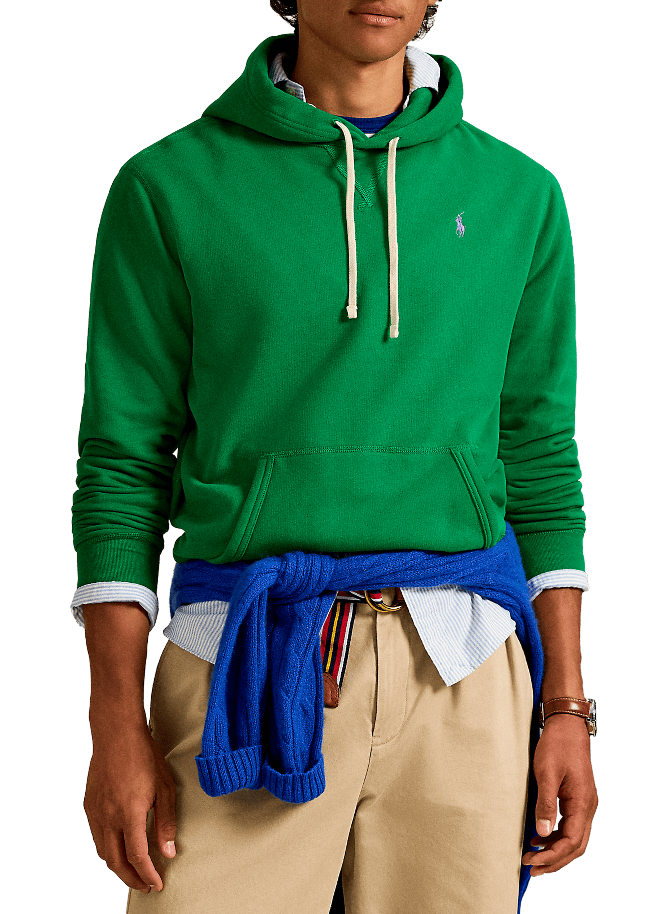 POLO RALPH LAUREN Cotton hoodie Green