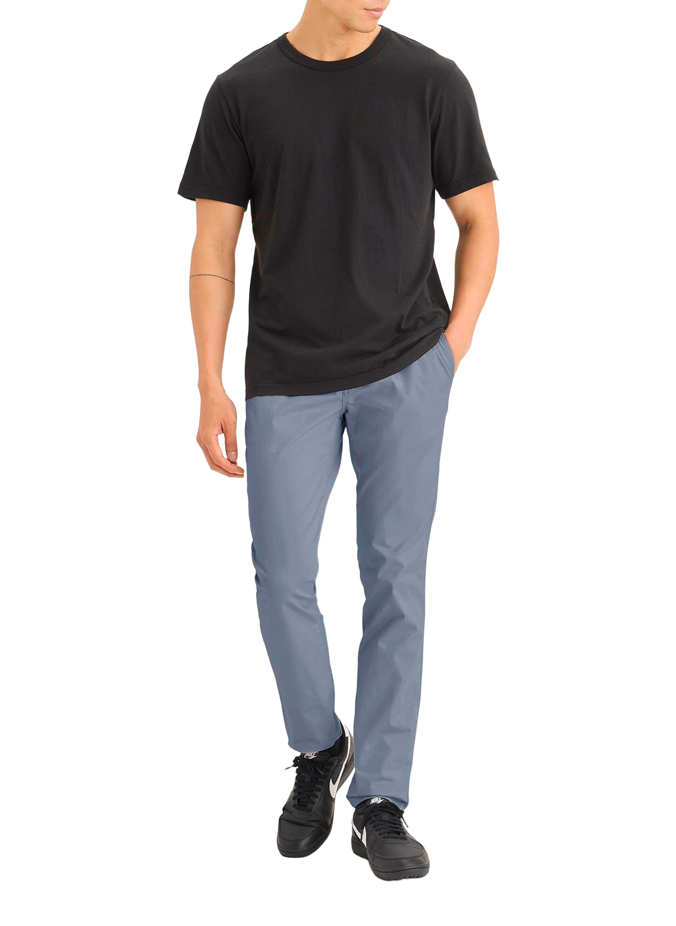 Skinny cotton chino trousers DOCKERS Blue