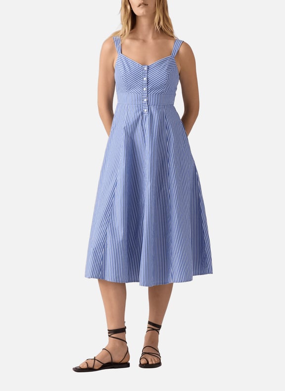 Robe trapèze à rayures Bleu by LEVI'S LEVI'S Robe trapèze à rayures Bleu