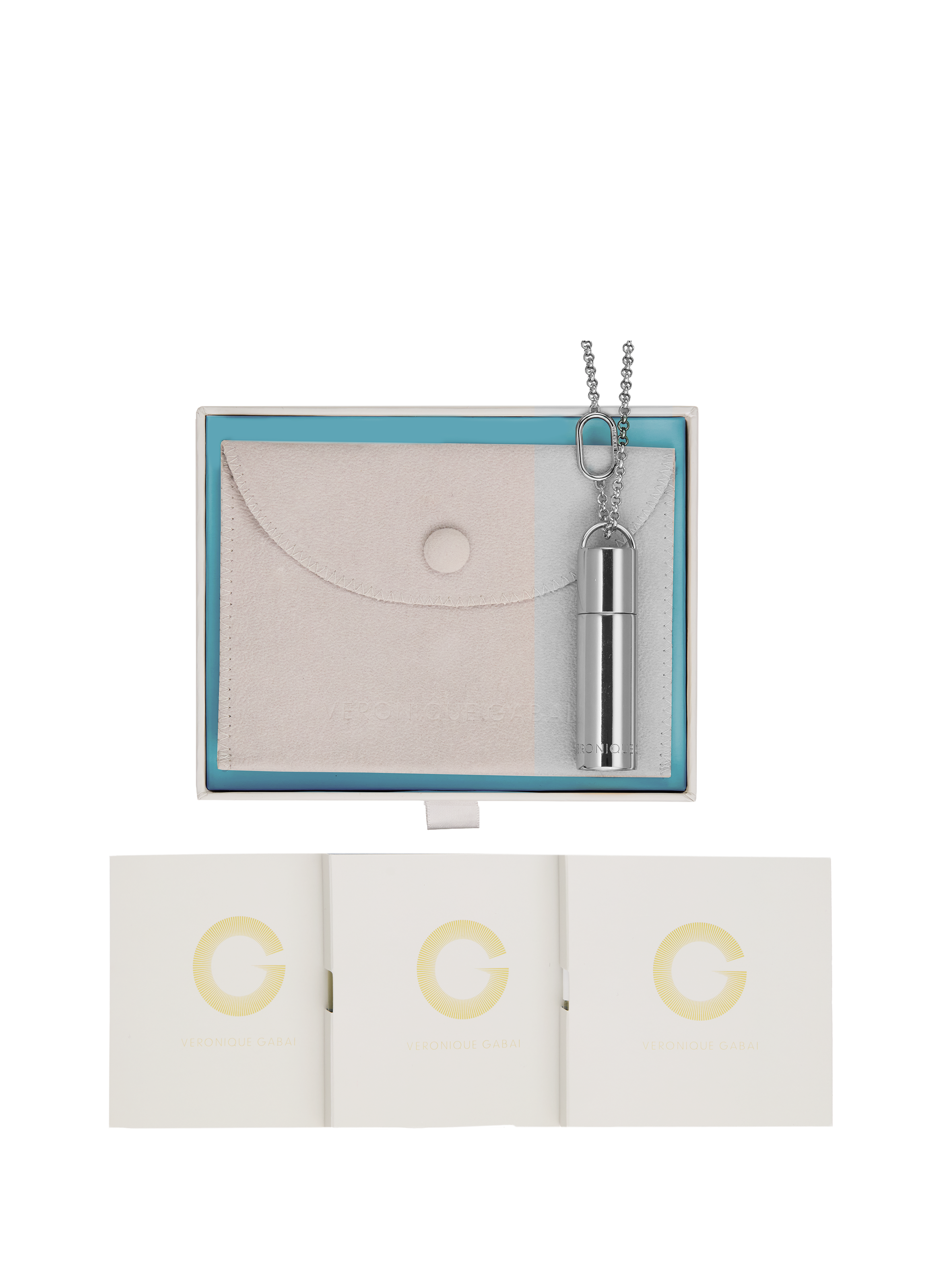 The Little Perfume Necklace VERONIQUE GABAI Silver