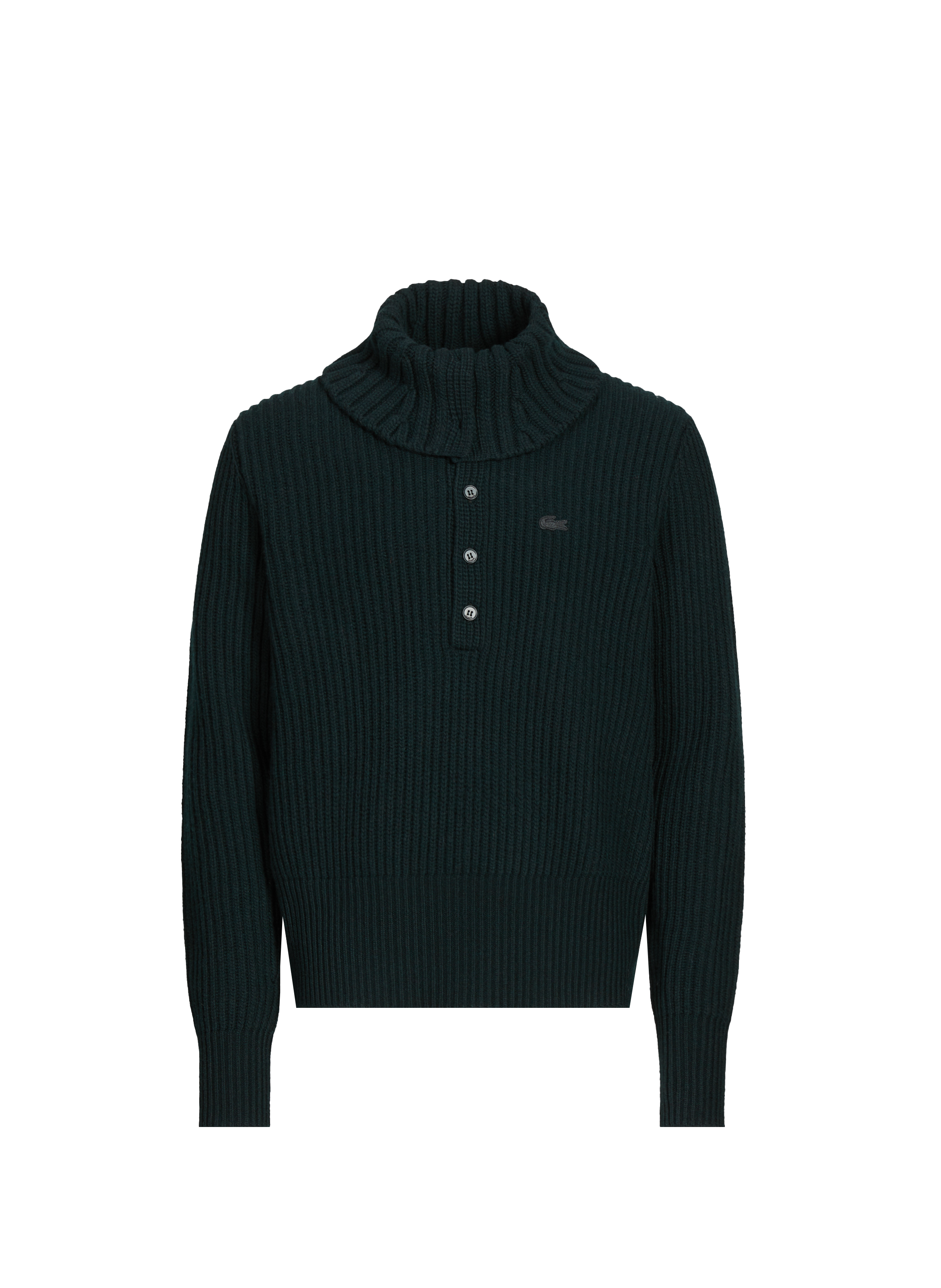 Roll-neck wool Jumper  LACOSTE Green