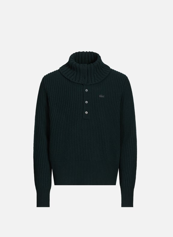 Pull col roulé en laine LACOSTE Pull col roulé en laine LACOSTE