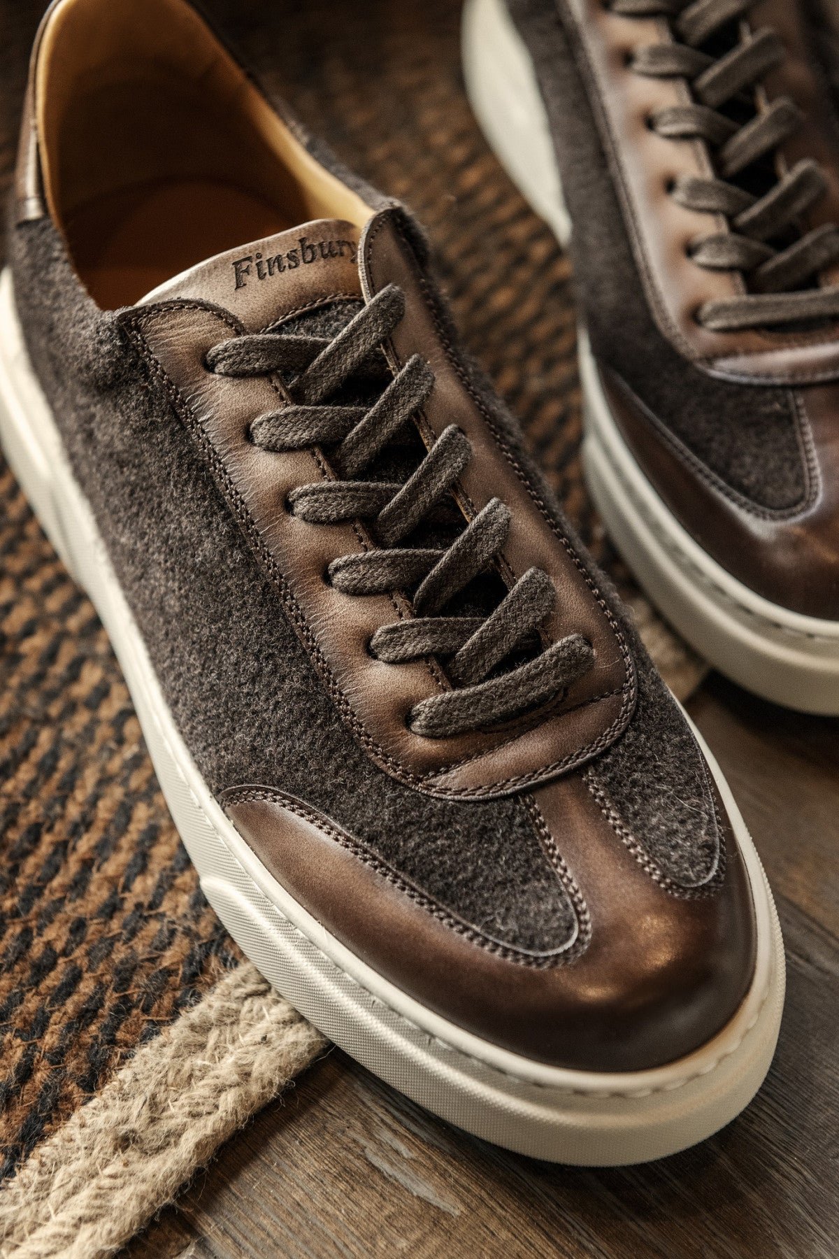 Sneakers magnus FINSBURY Marron