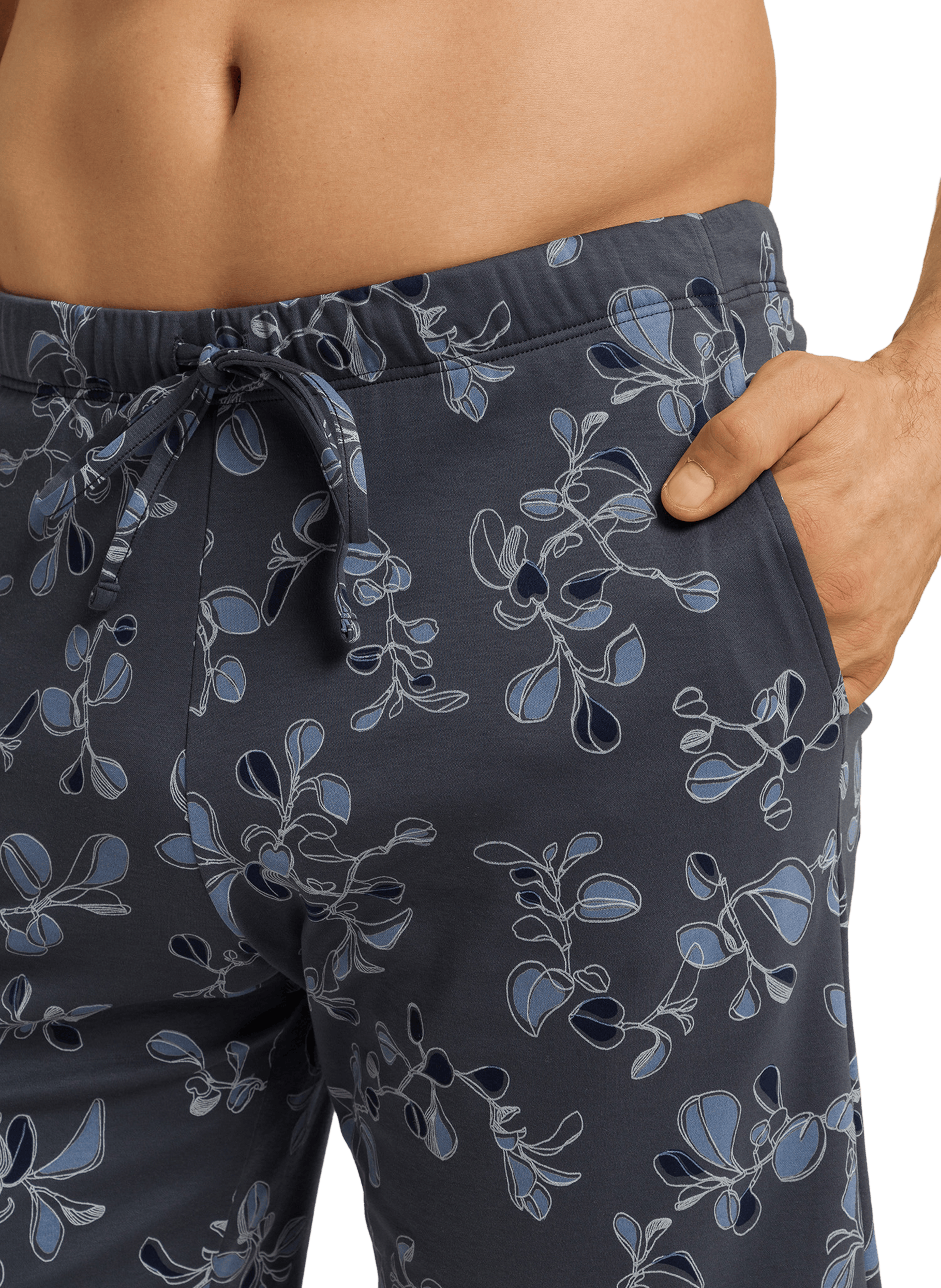Patterned sleep shorts HANRO Grey