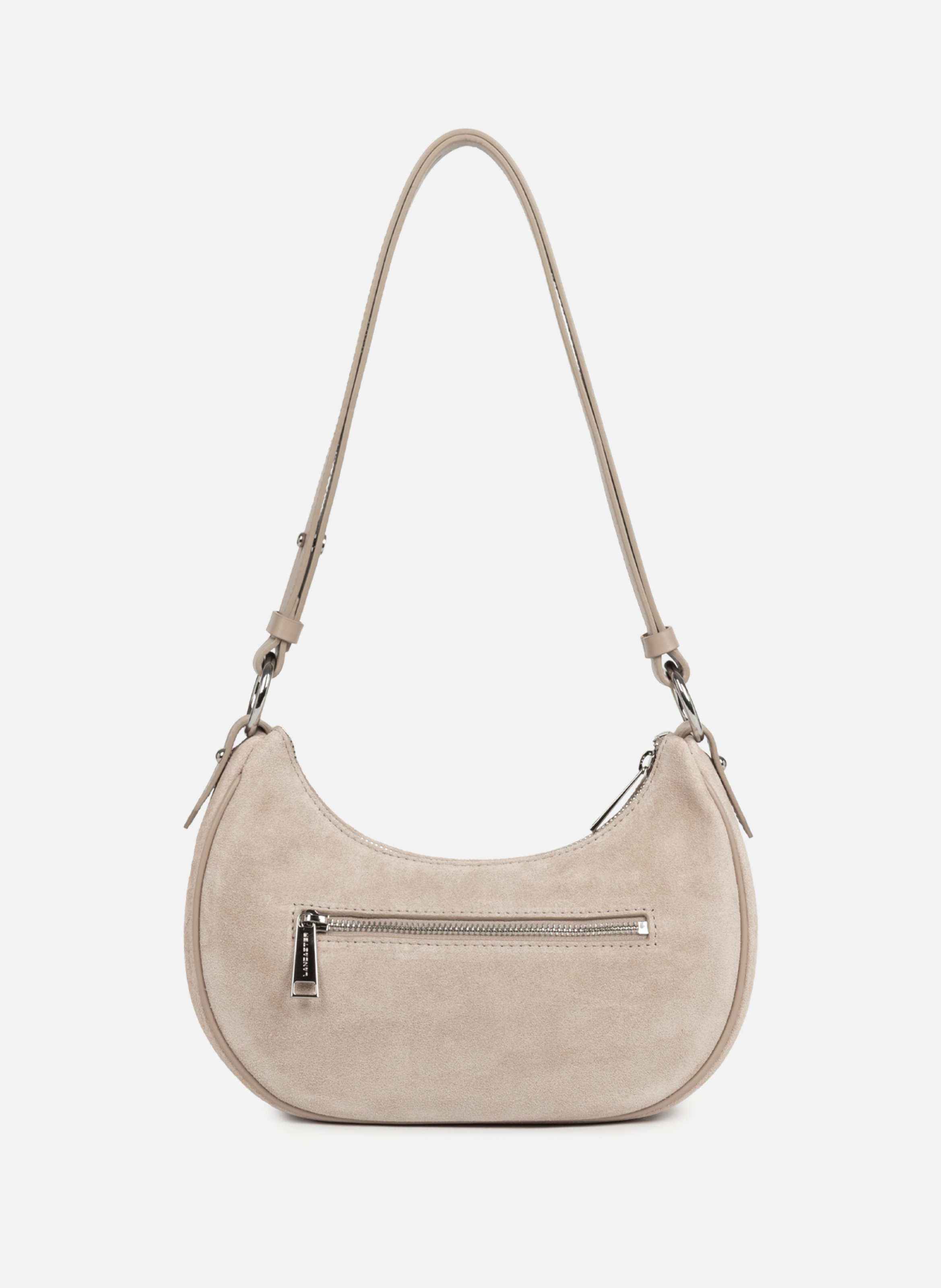 Small shoulder bag - Suède LANCASTER Beige