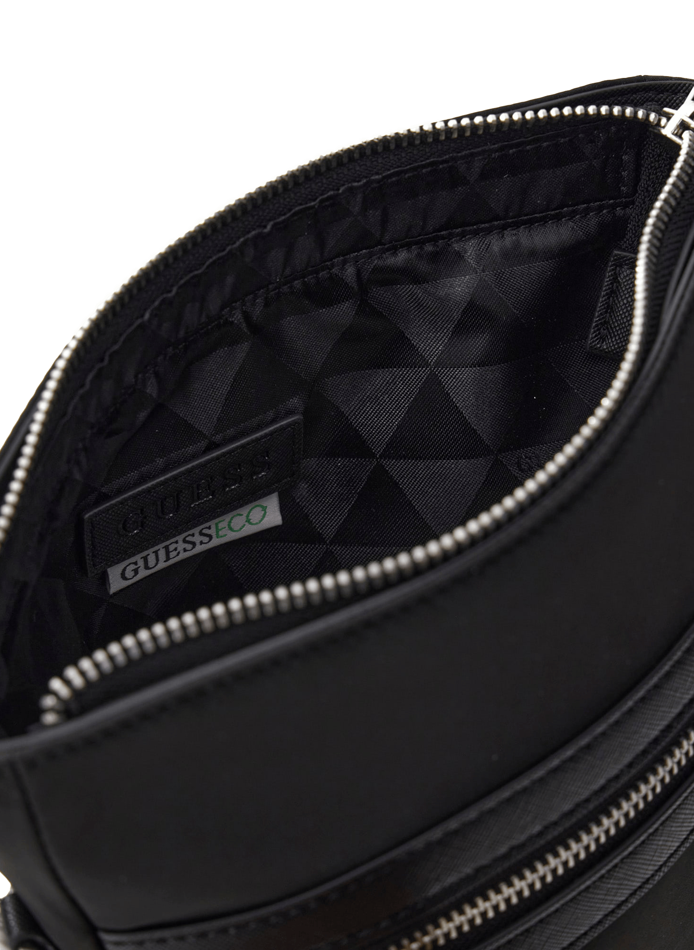 Sacoche zippée à bandoulière GUESS Noir