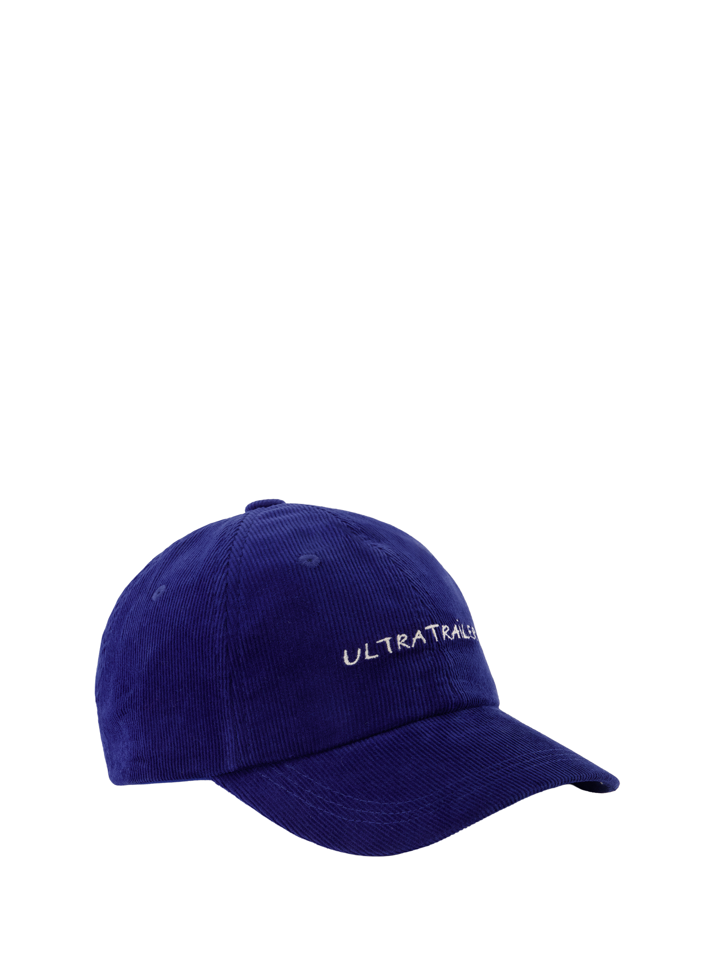 Embroidered Corduroy Cotton Cap MAISON LABICHE Blue