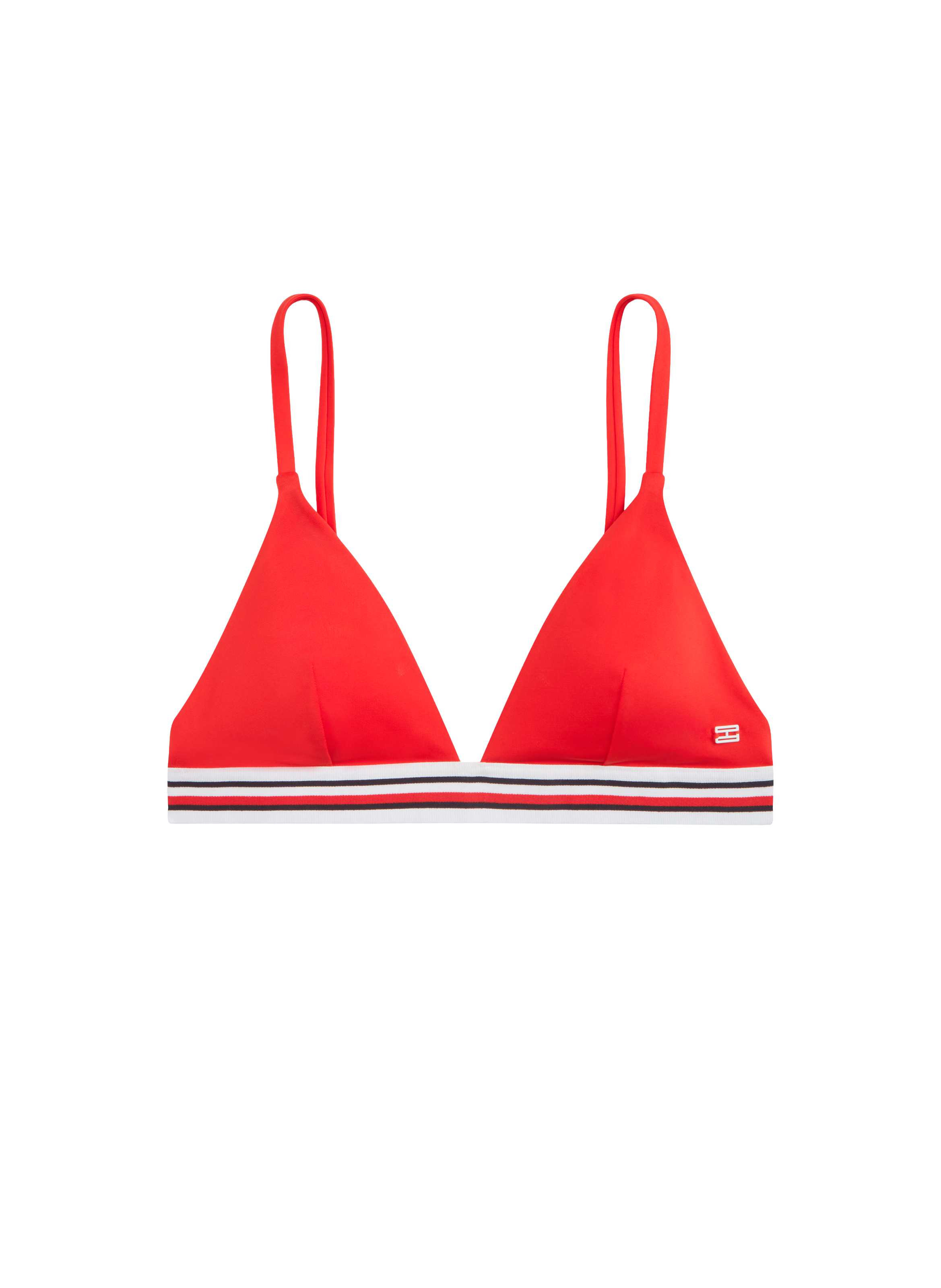 Haut de maillot à rayures TOMMY HILFIGER Rouge