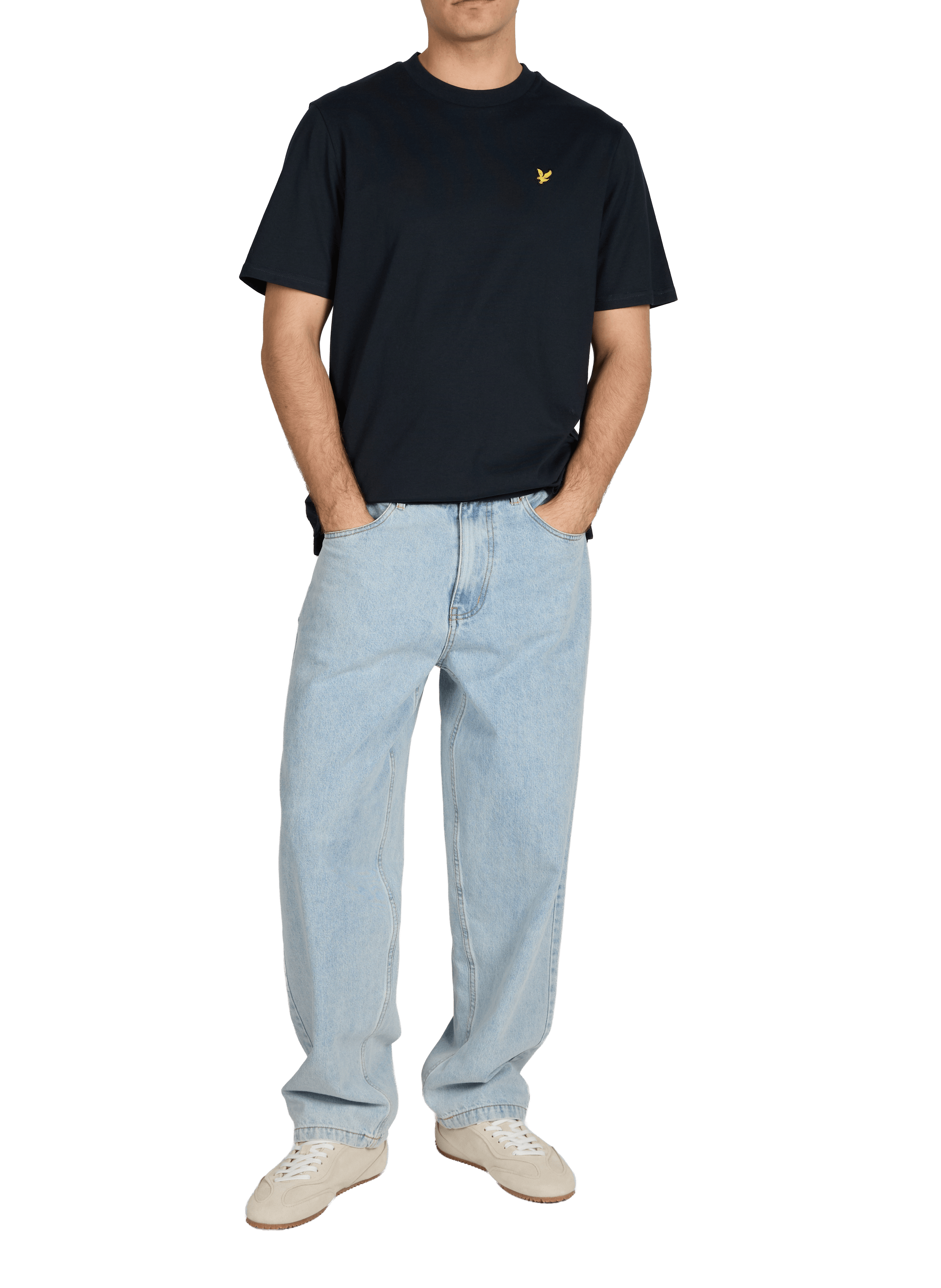 T-shirt en coton LYLE & SCOTT Bleu