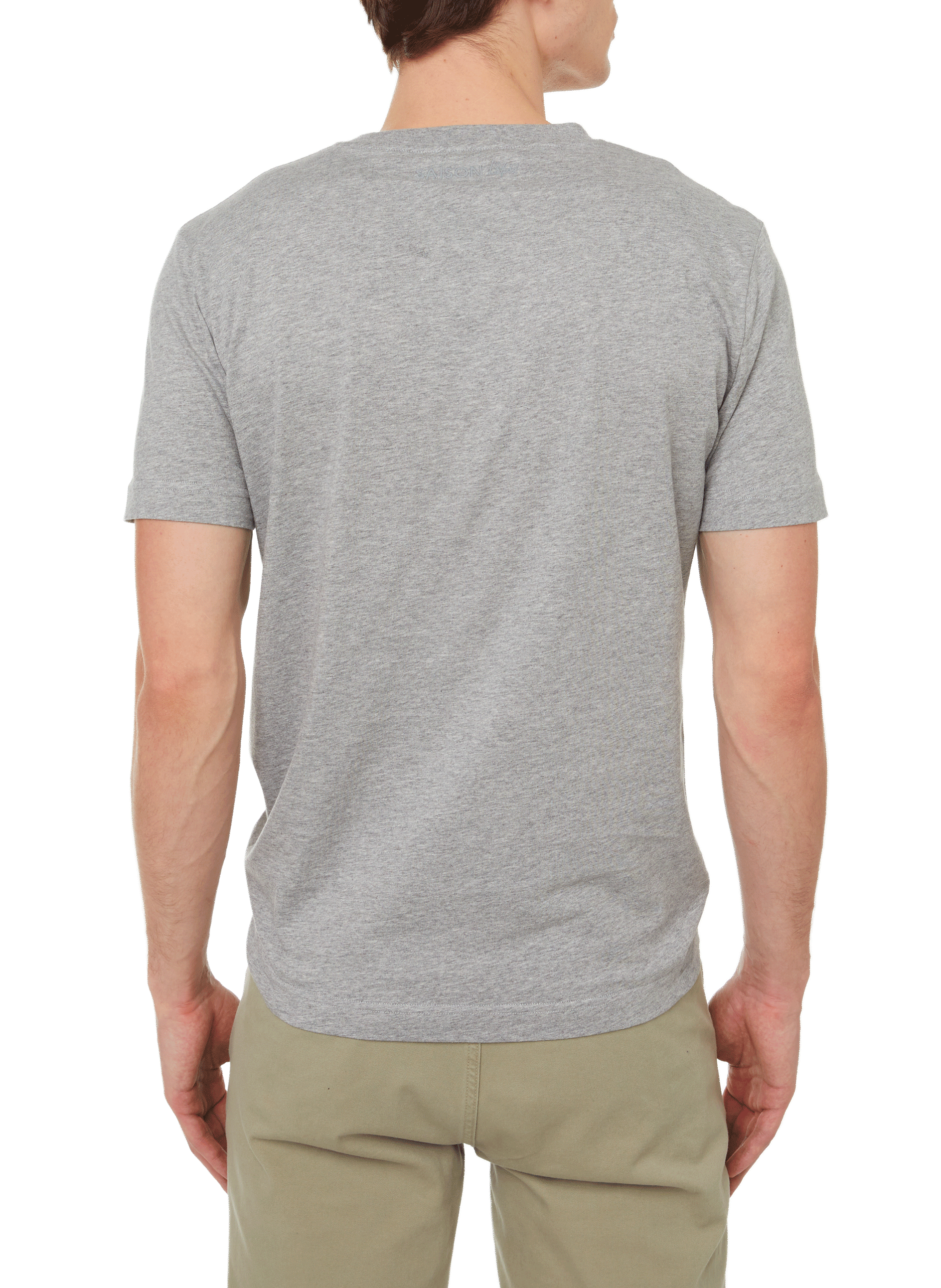 Round-neck T-shirt SAISON 1865 Grey