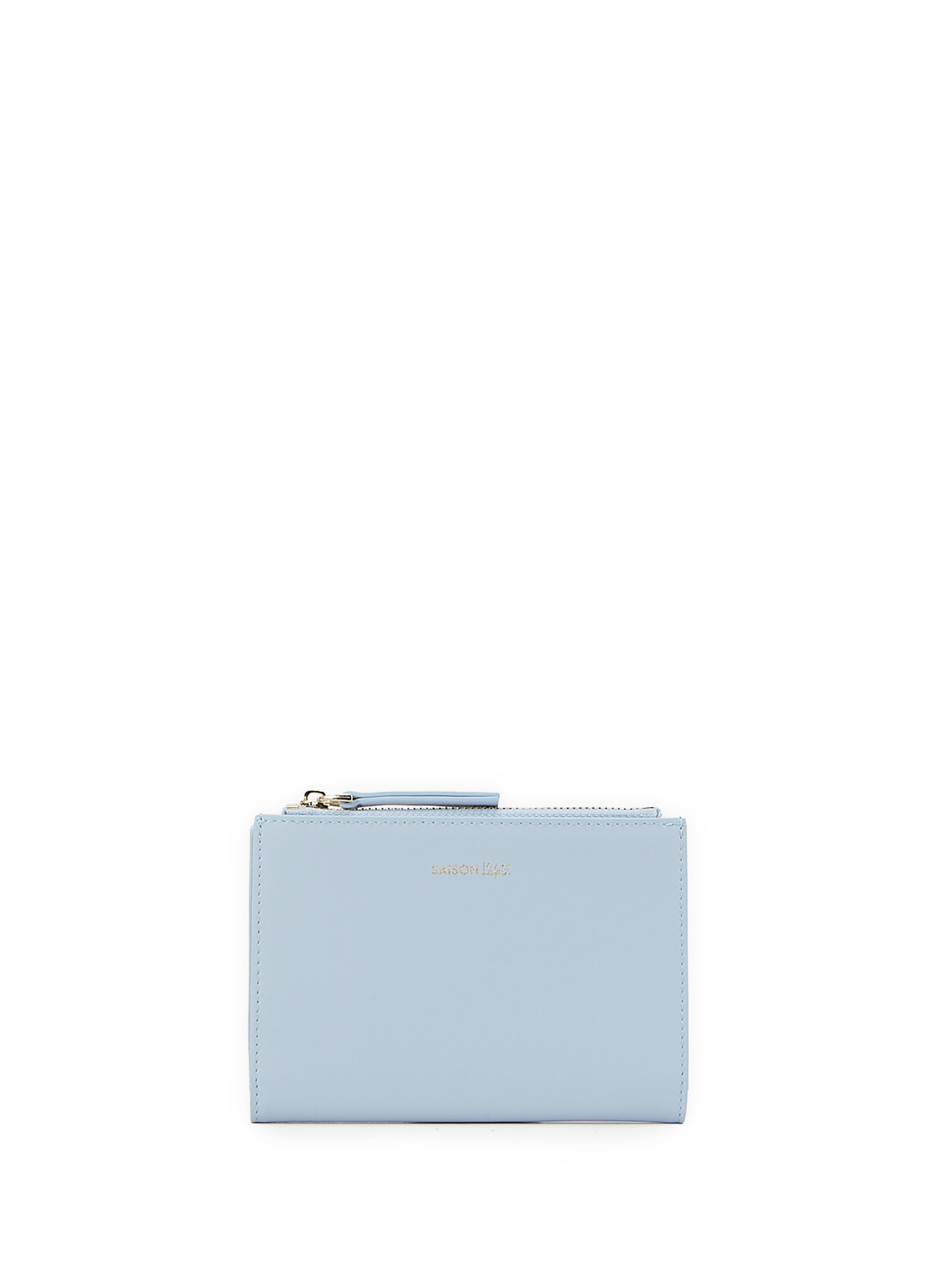 Portefeuille moyen en cuir de vachette SAISON 1865 Bleu