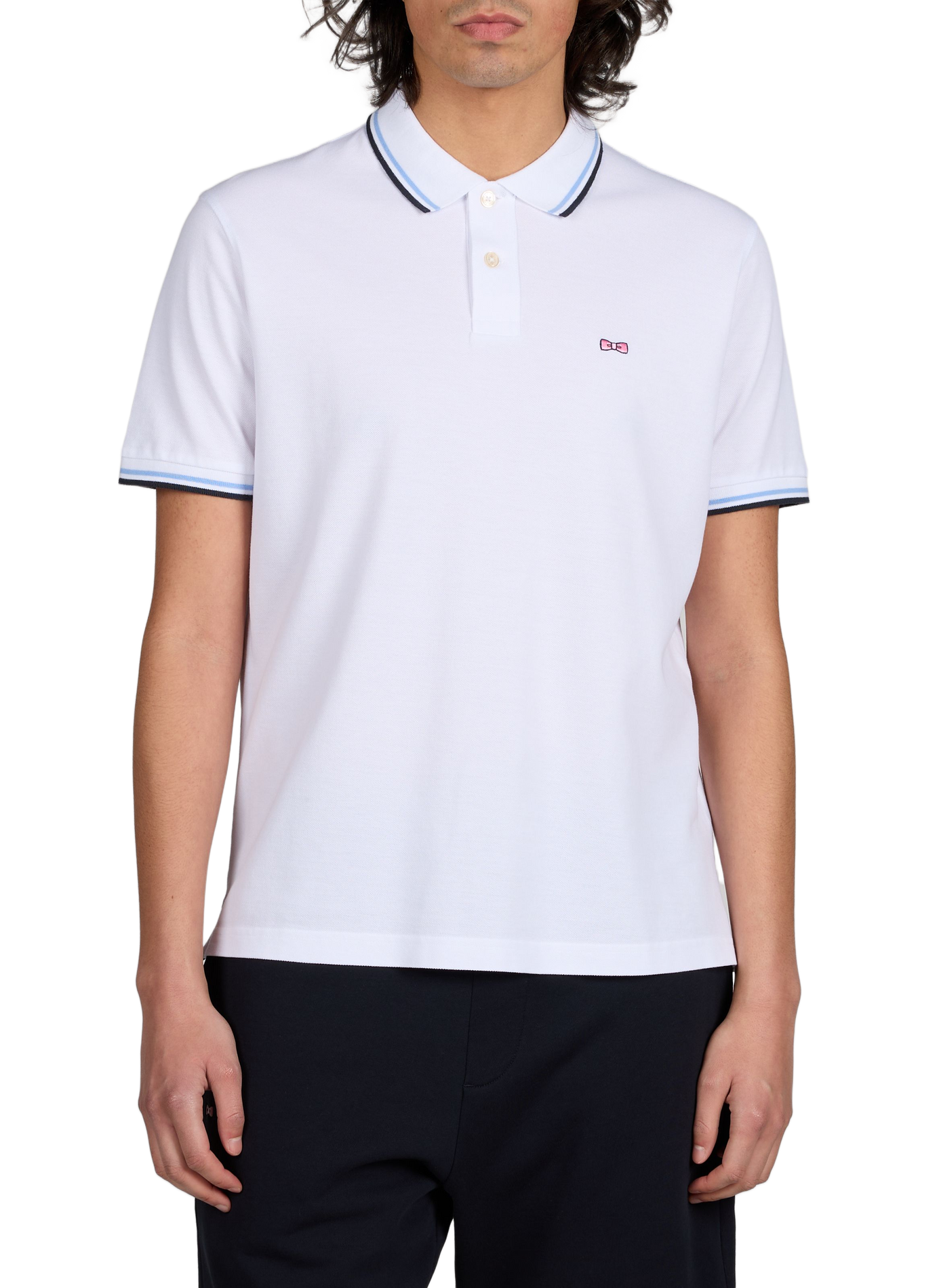 Cotton polo shirt EDEN PARK White