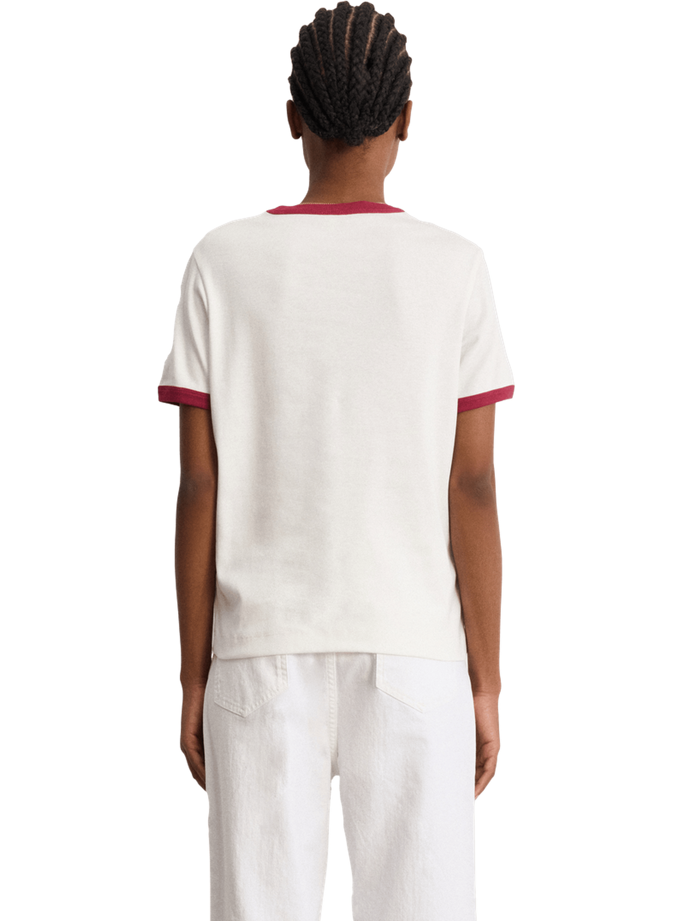 T-shirt en coton sérigraphié - tahinael PABLO Blanc