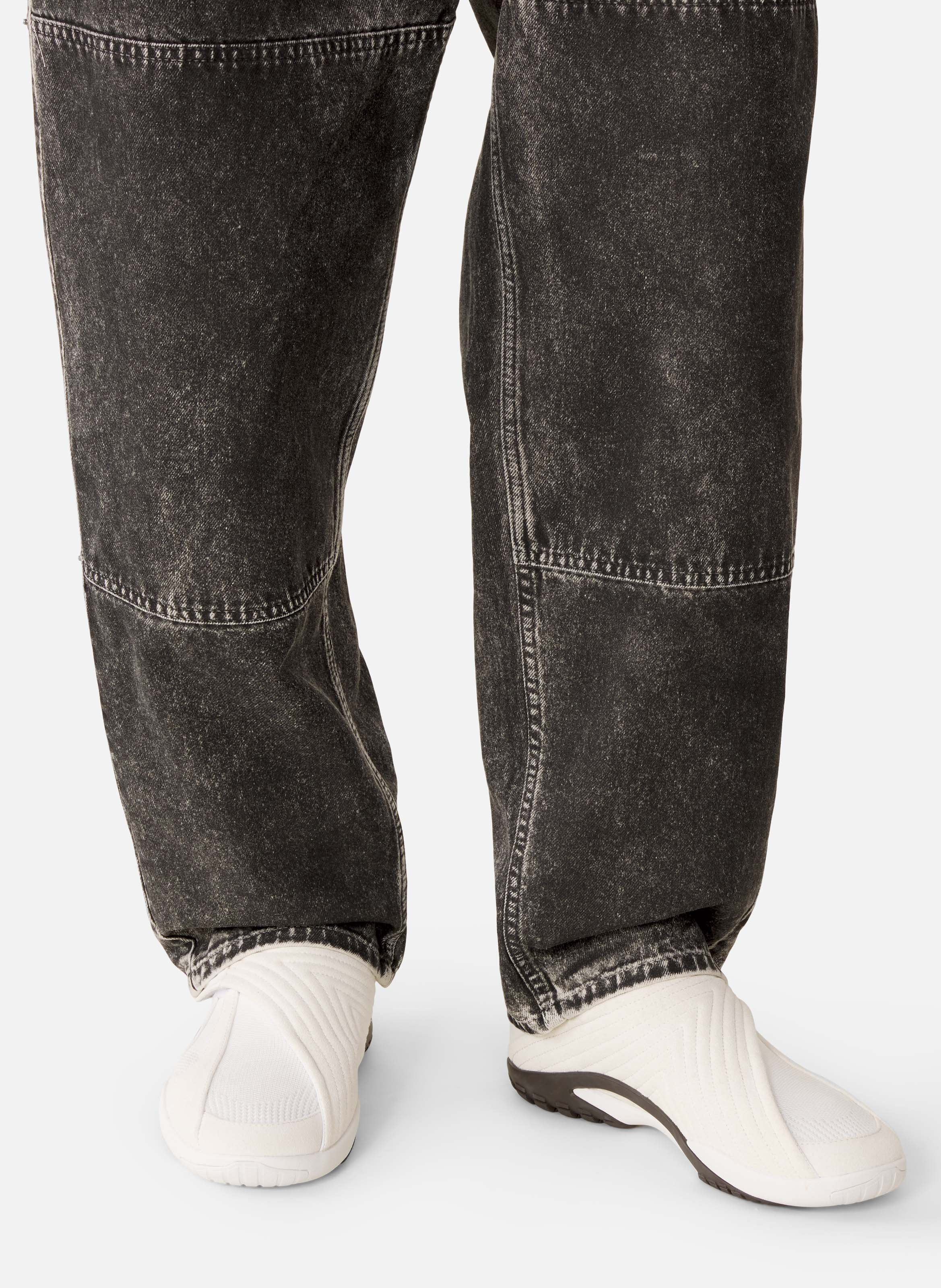 Sneaker lnv1 en suede tricote LANVIN Blanc