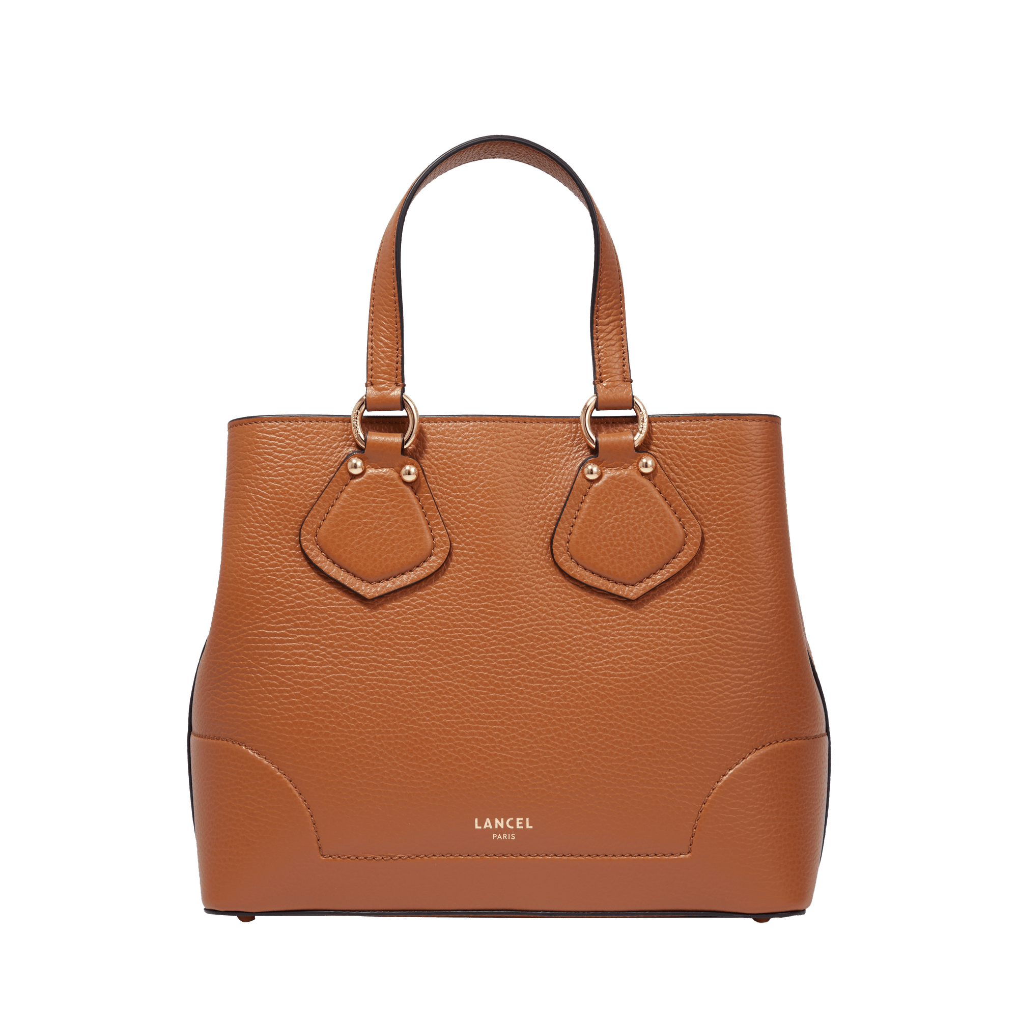 Small neo izy tote bag by lancel in leather  Camel