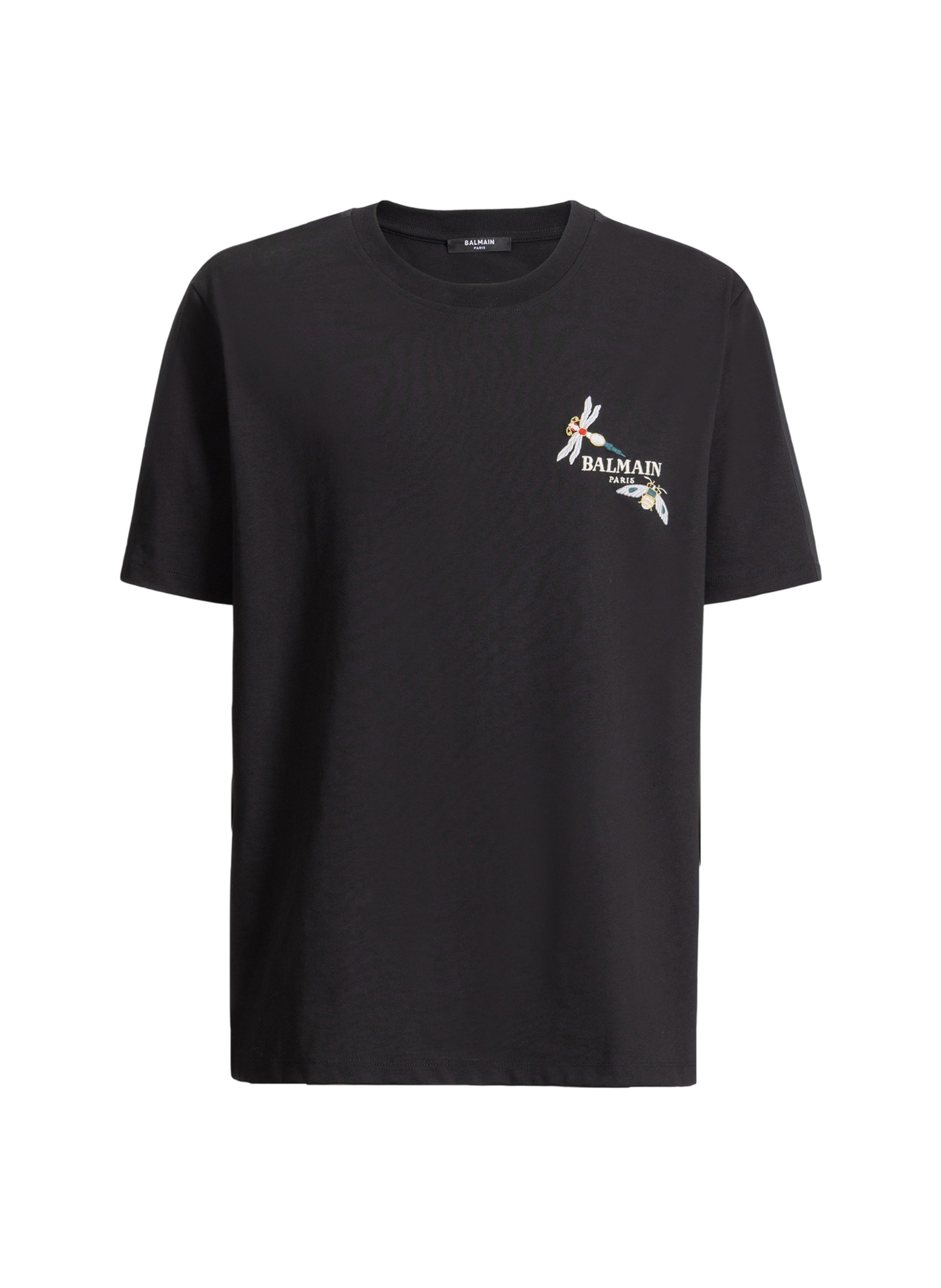 T-shirt balmain insect brodé BALMAIN Noir