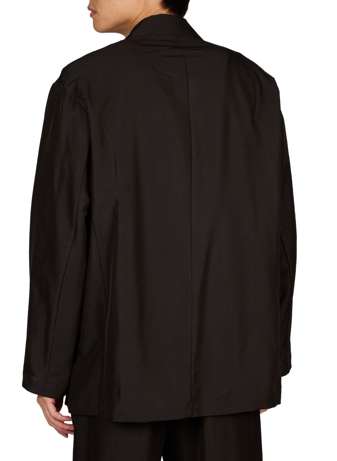 Veste blazer en laine et soie SSSTEIN Noir