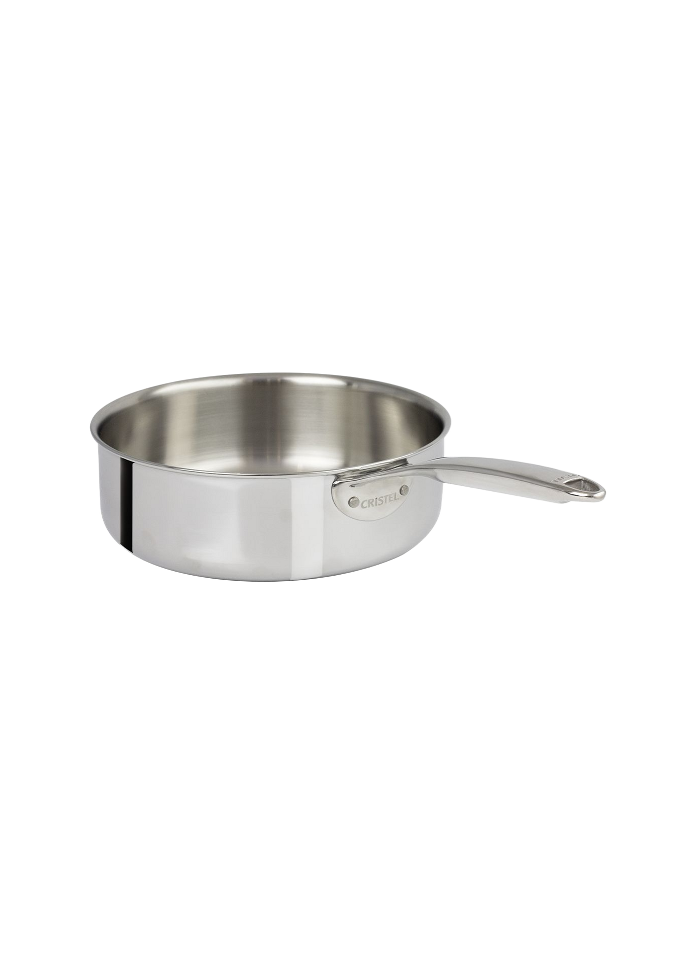 Sauteuse Ultraply Castel'Pro en inox CRISTEL Gris
