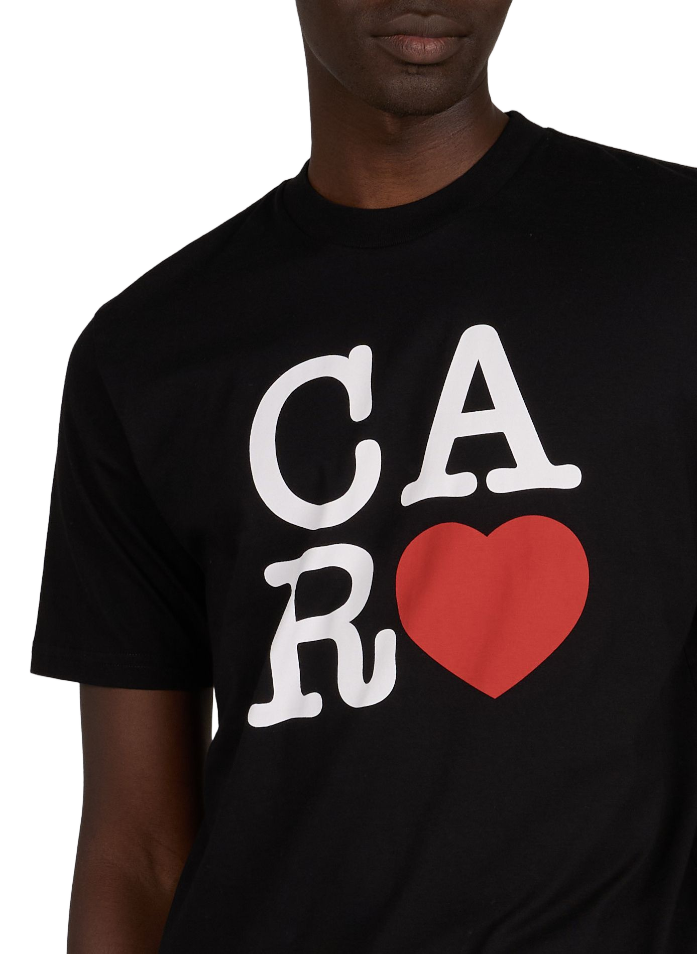 Straight printed cotton T-shirt CARHARTT WIP Black