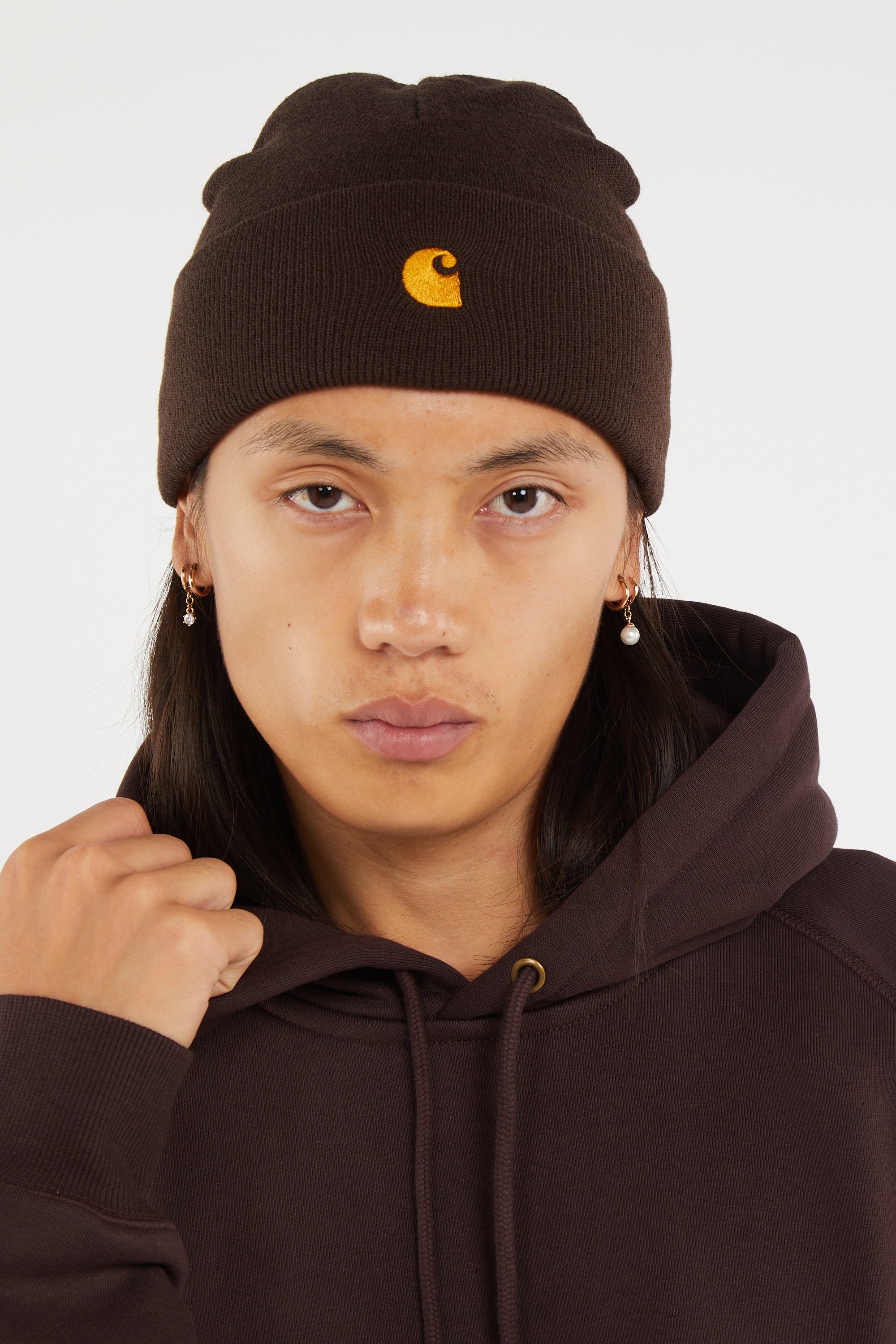Bonnet chase CARHARTT WIP Marron