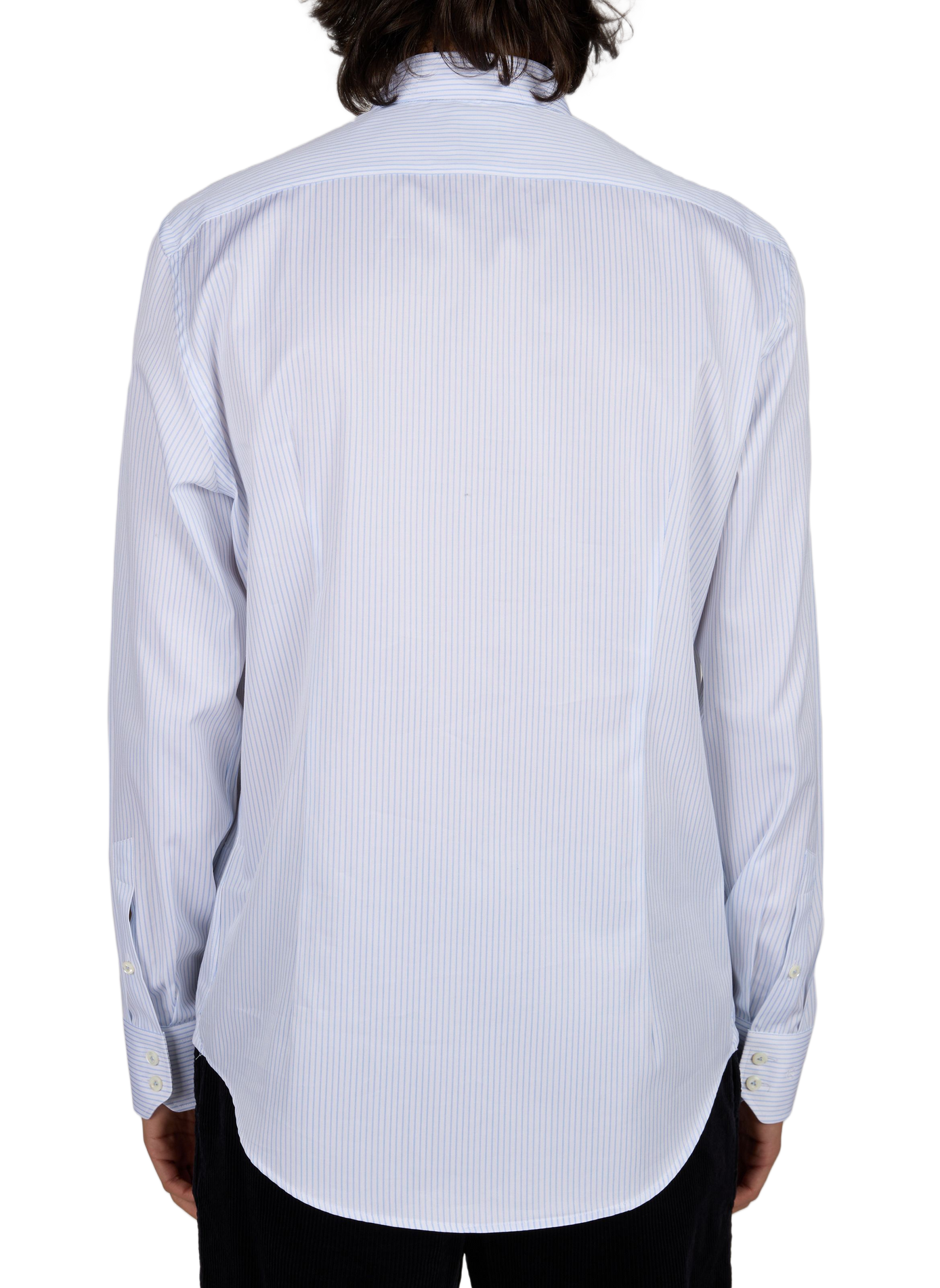 Chemise ajustée rayée en coton VAN LAACK Marron