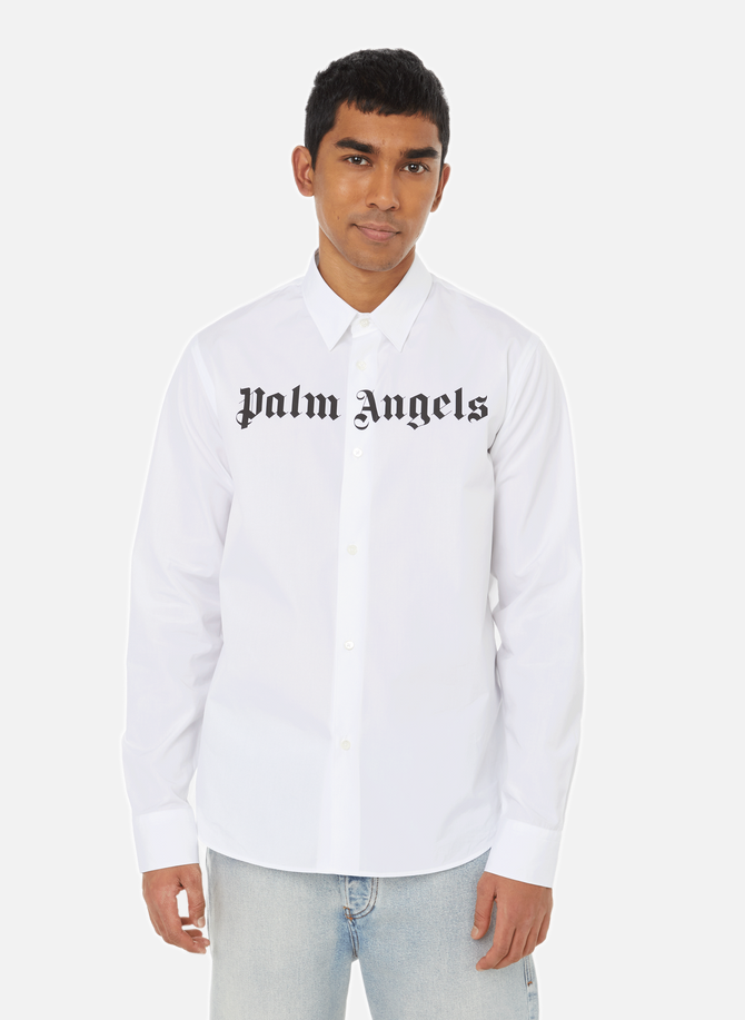 Loose-fit cotton poplin shirt PALM ANGELS