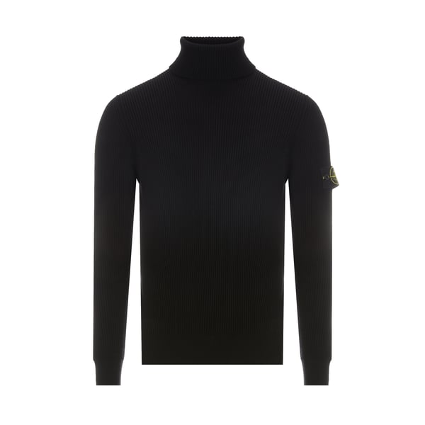 Pull col roulé en coton