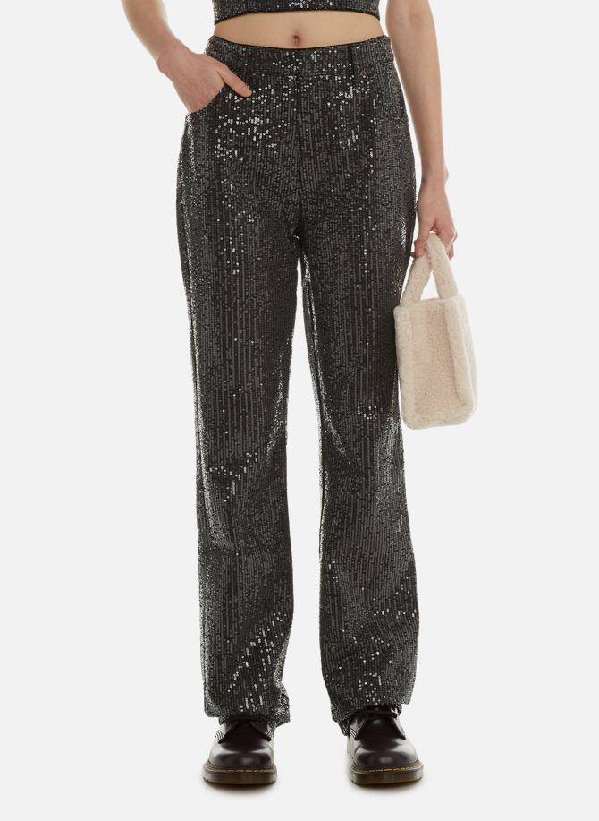Sequinned trousers ROTATE