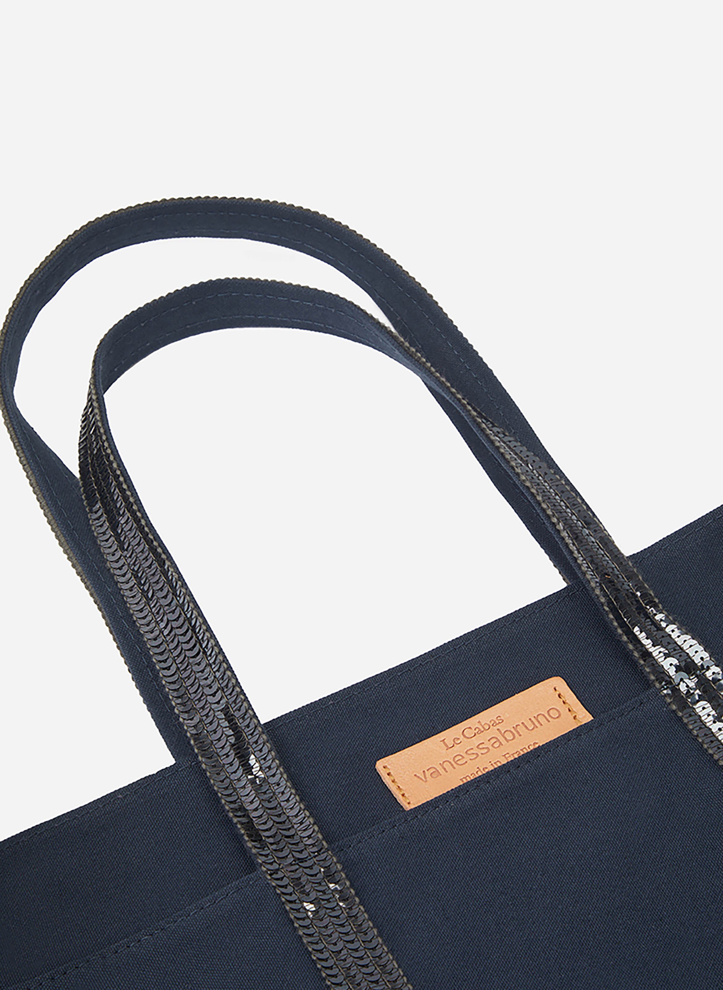 Cabas l zippé en toile VANESSA BRUNO Bleu
