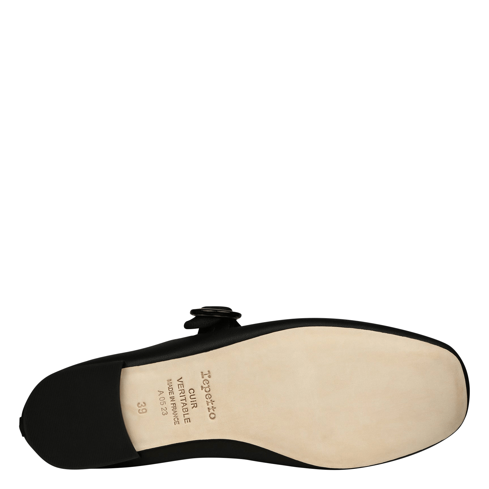 Ballerines en cuir georgia REPETTO Noir