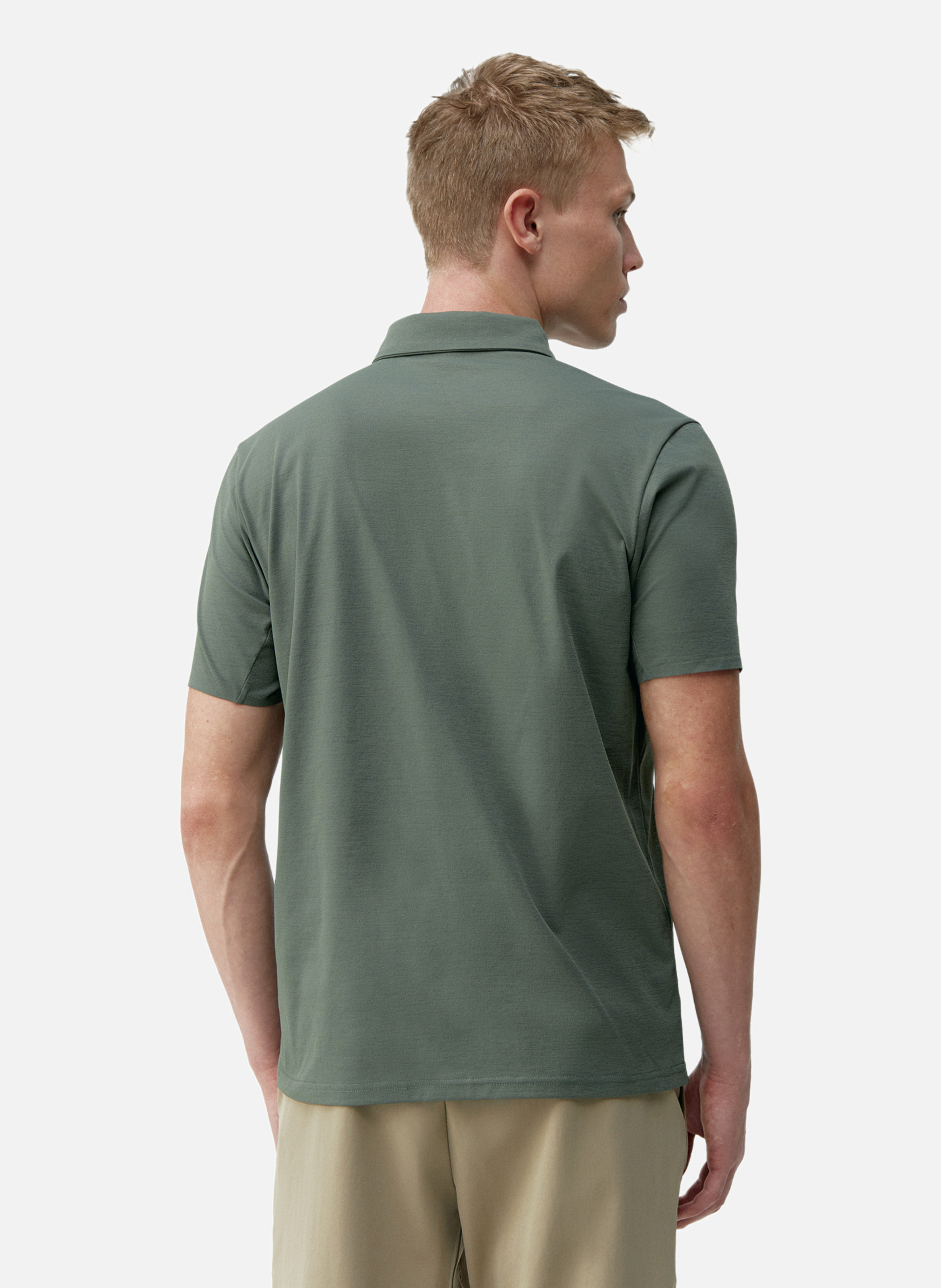 T-shirt polo de sport performance manches courtes kariba BORN LIVING YOGA Vert