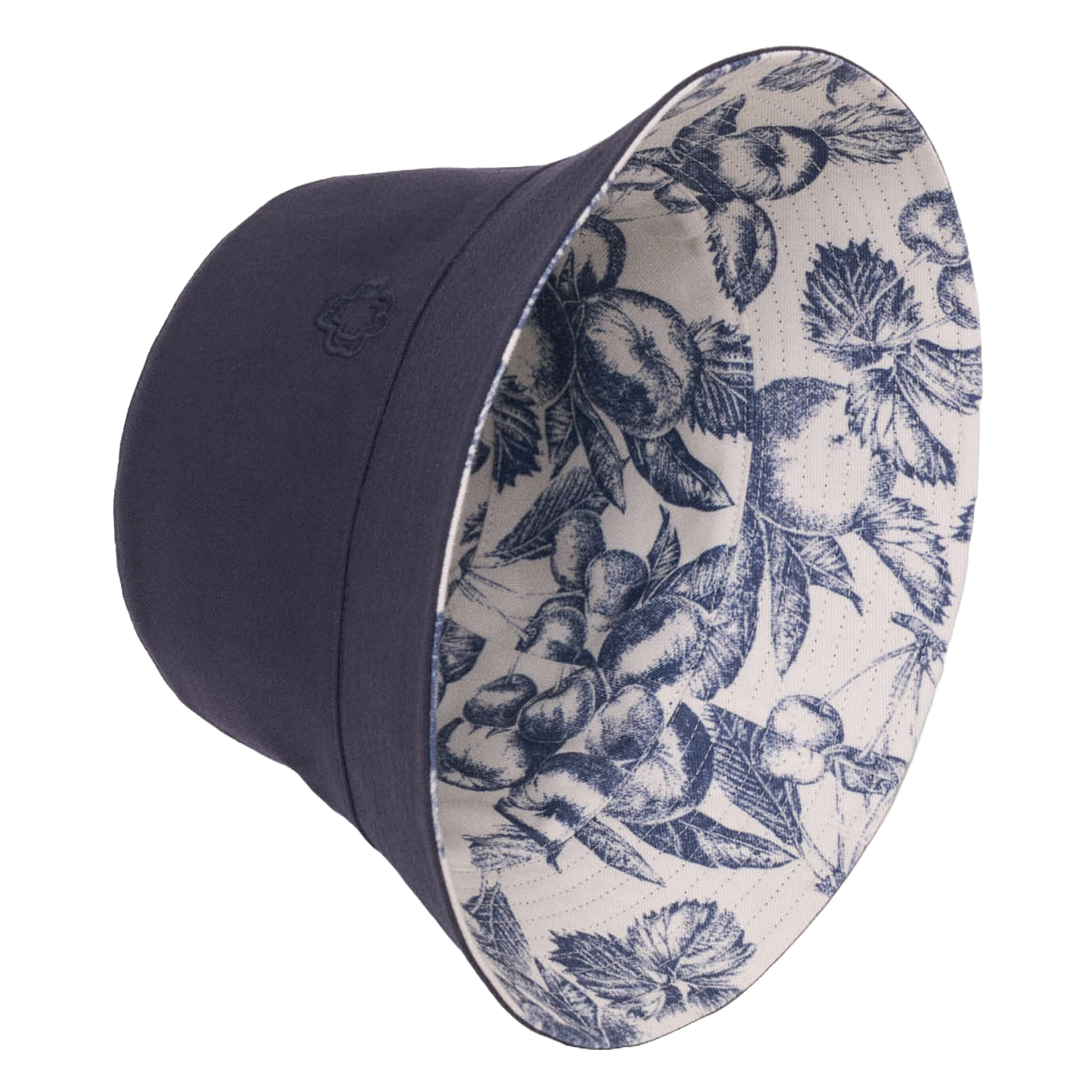 Bob réversible en coton MAJE Bleu