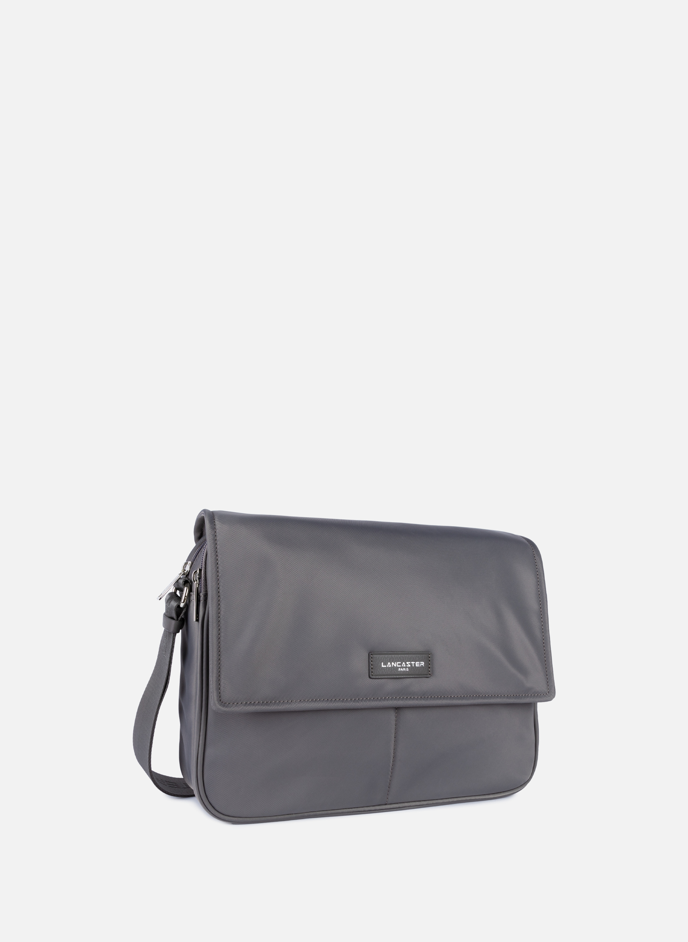 Large messenger bag - Basic Vita LANCASTER Grey
