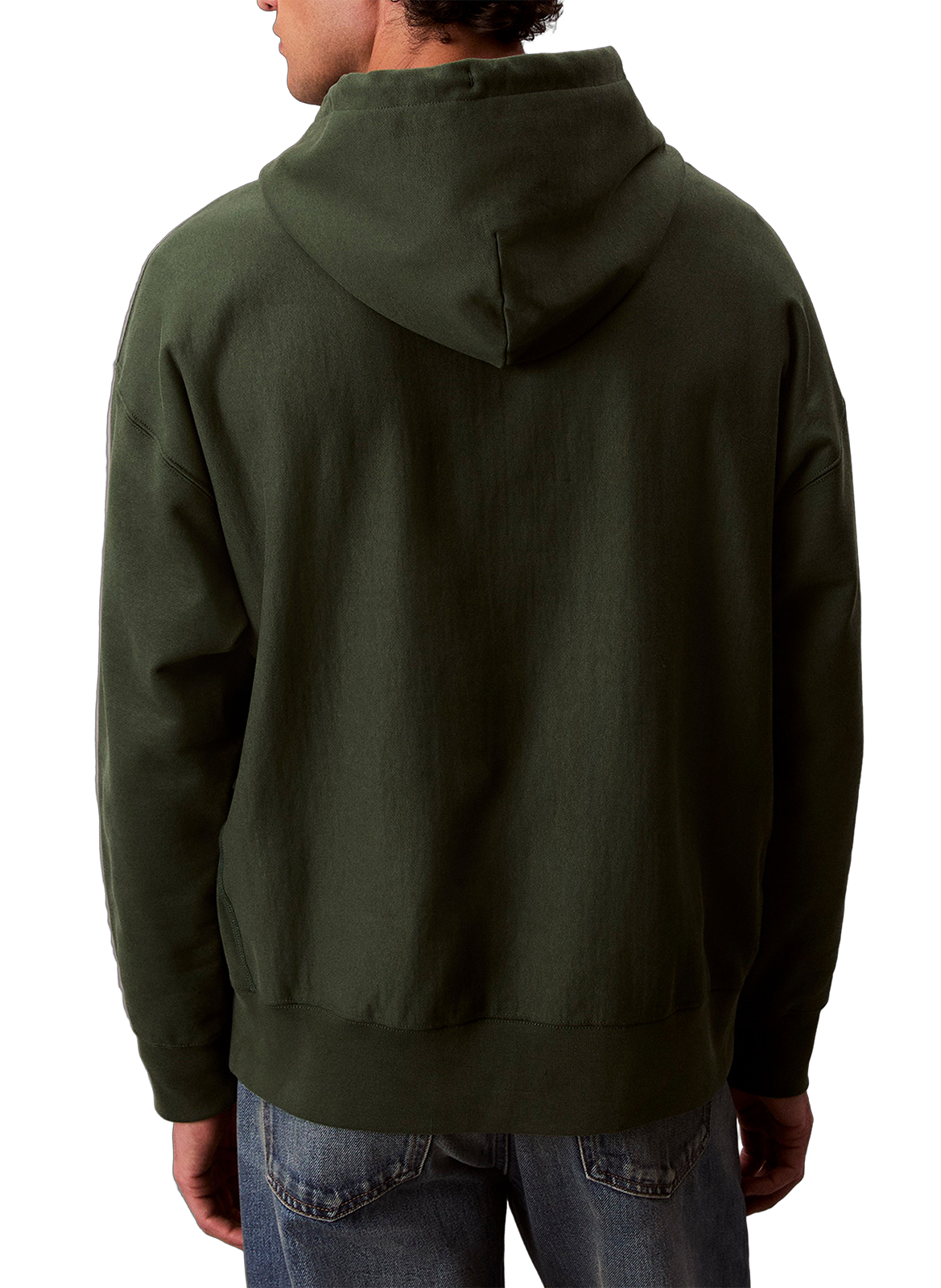 Hoodie en coton mélangé CALVIN KLEIN Vert
