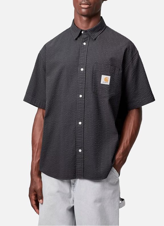 Cotton shirt S/S Toland Black by CARHARTT WIP CARHARTT WIP Cotton shirt S/S Toland Black