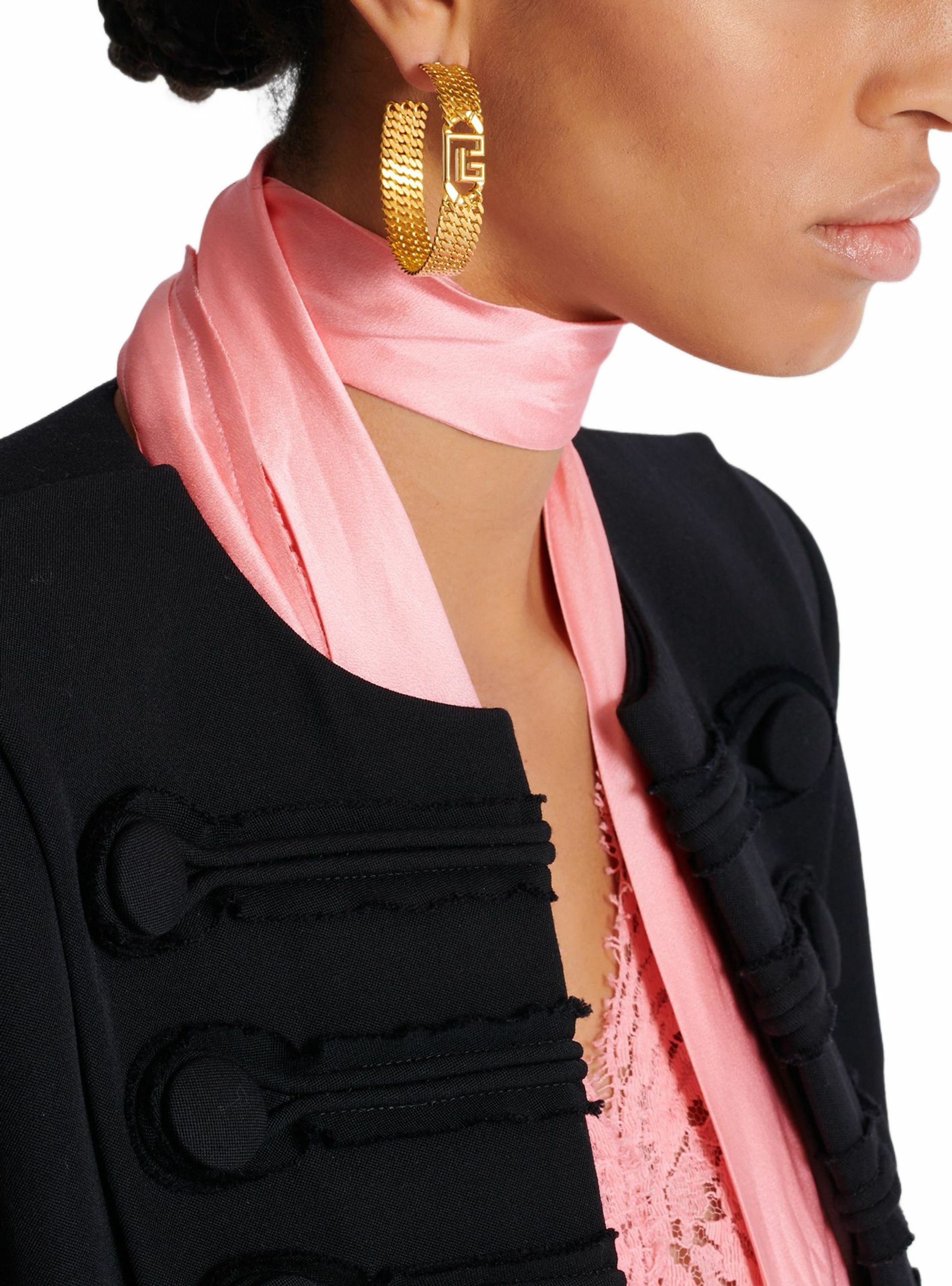 Créoles sync pb en laiton BALMAIN Doré