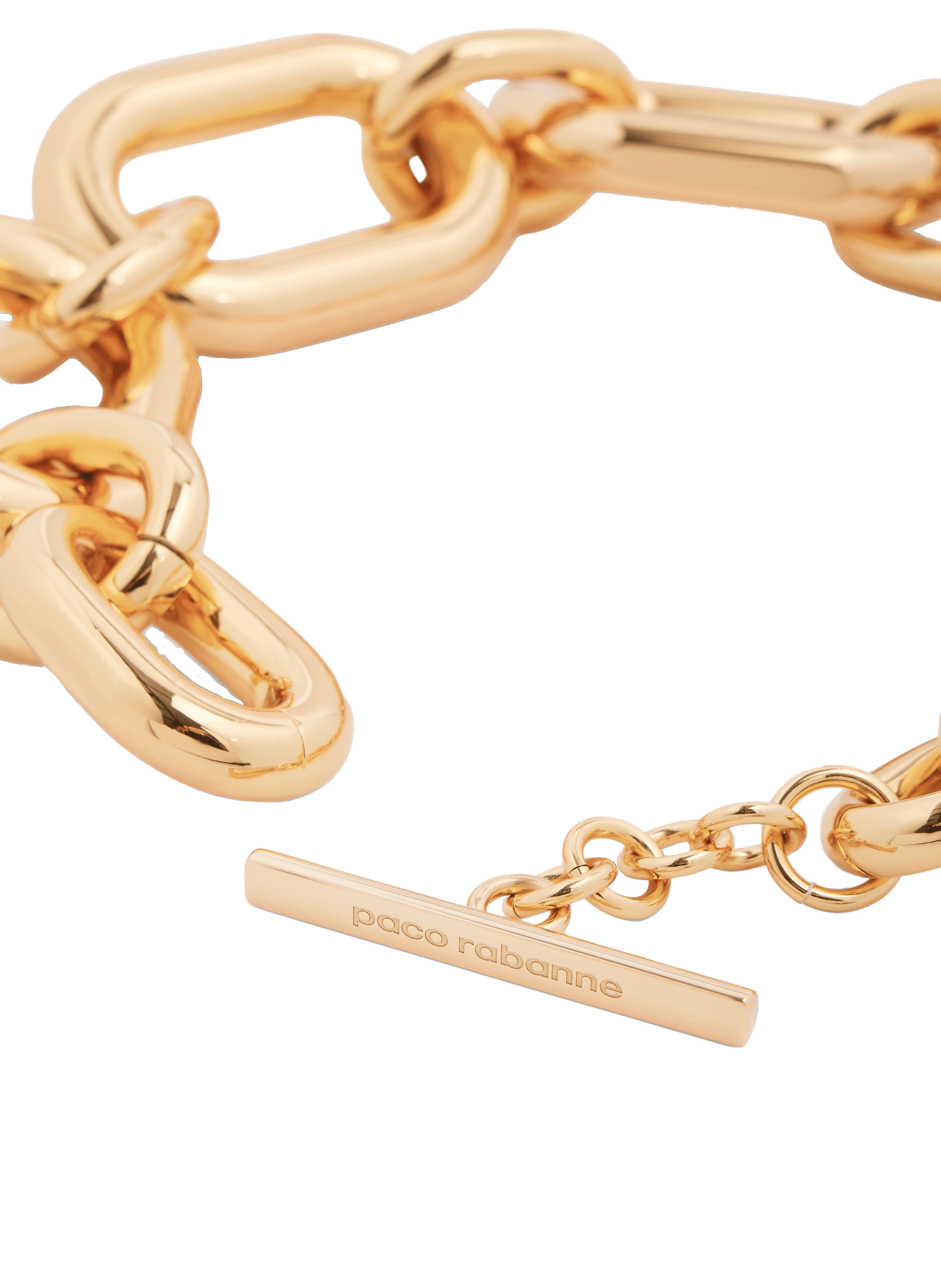 Choker necklace with large links RABANNE Golden