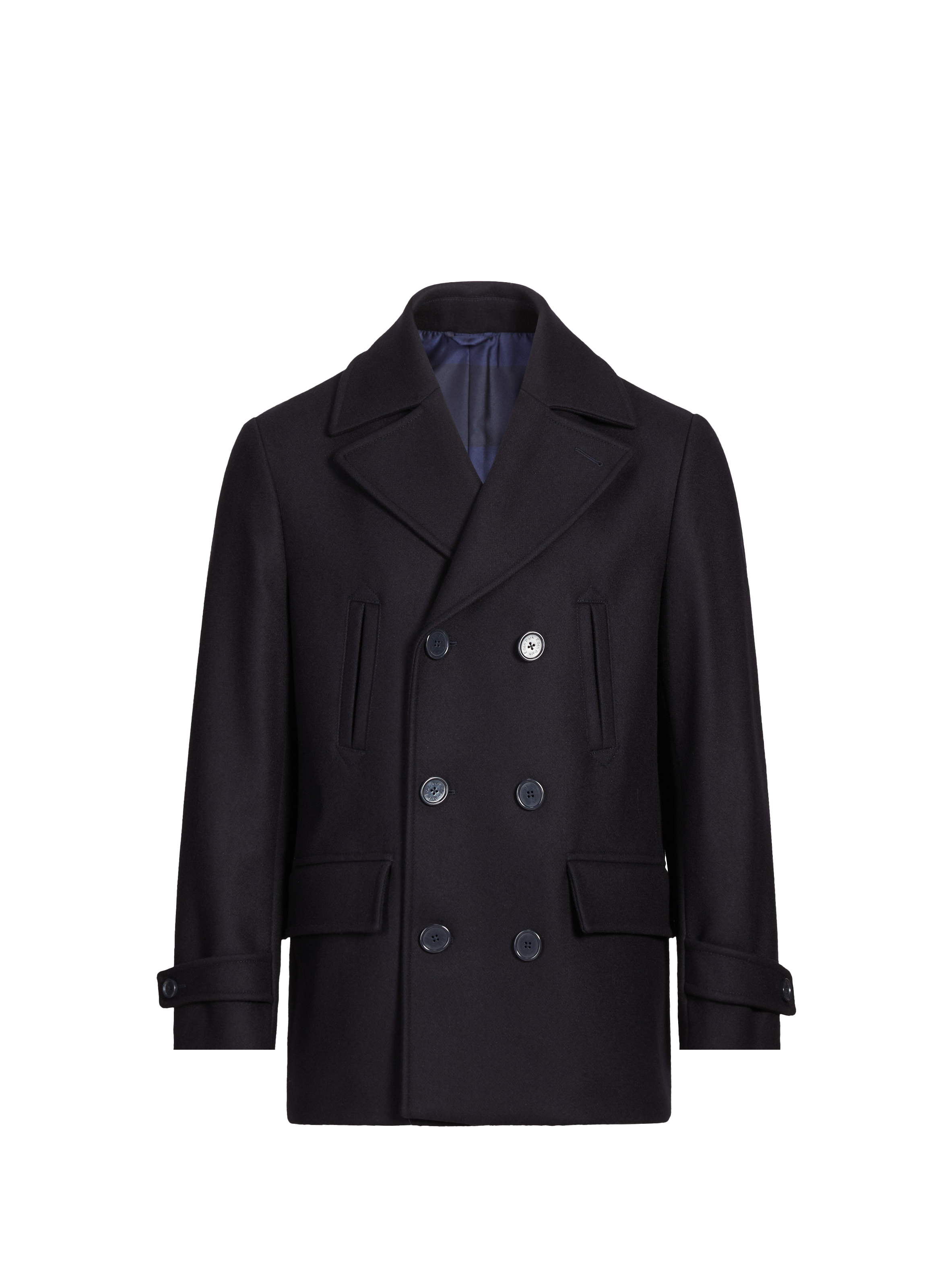 EDEN PARK Manteau court en laine mélangée Bleu