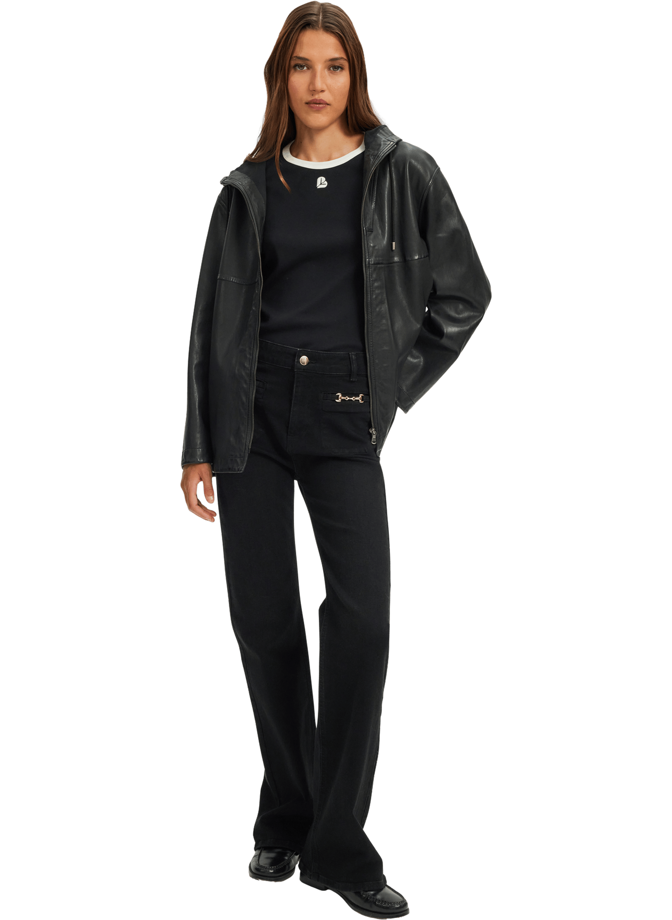 Jean bootcut à mors - neama Noir