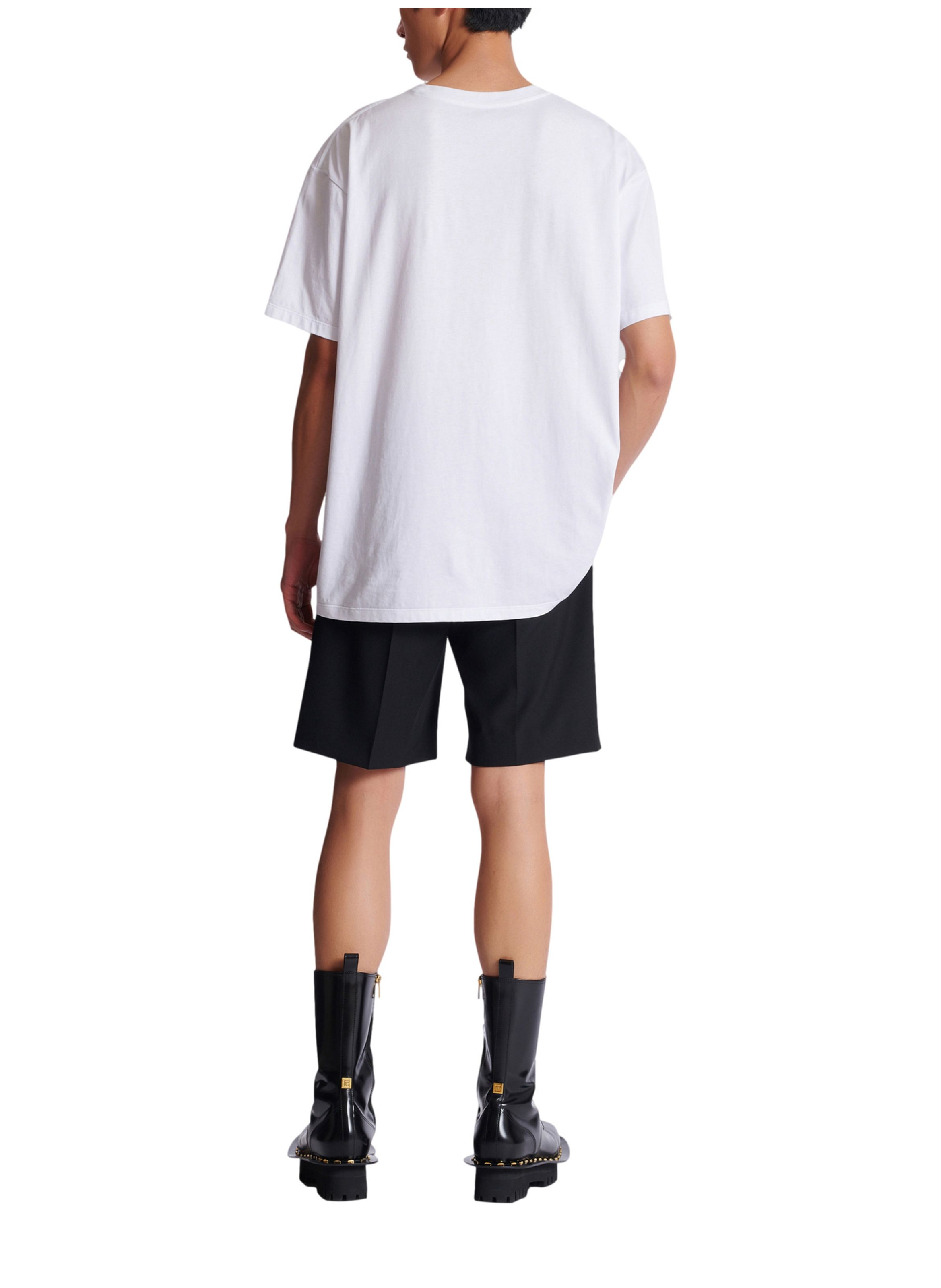 T-shirt à imprimé BALMAIN Blanc