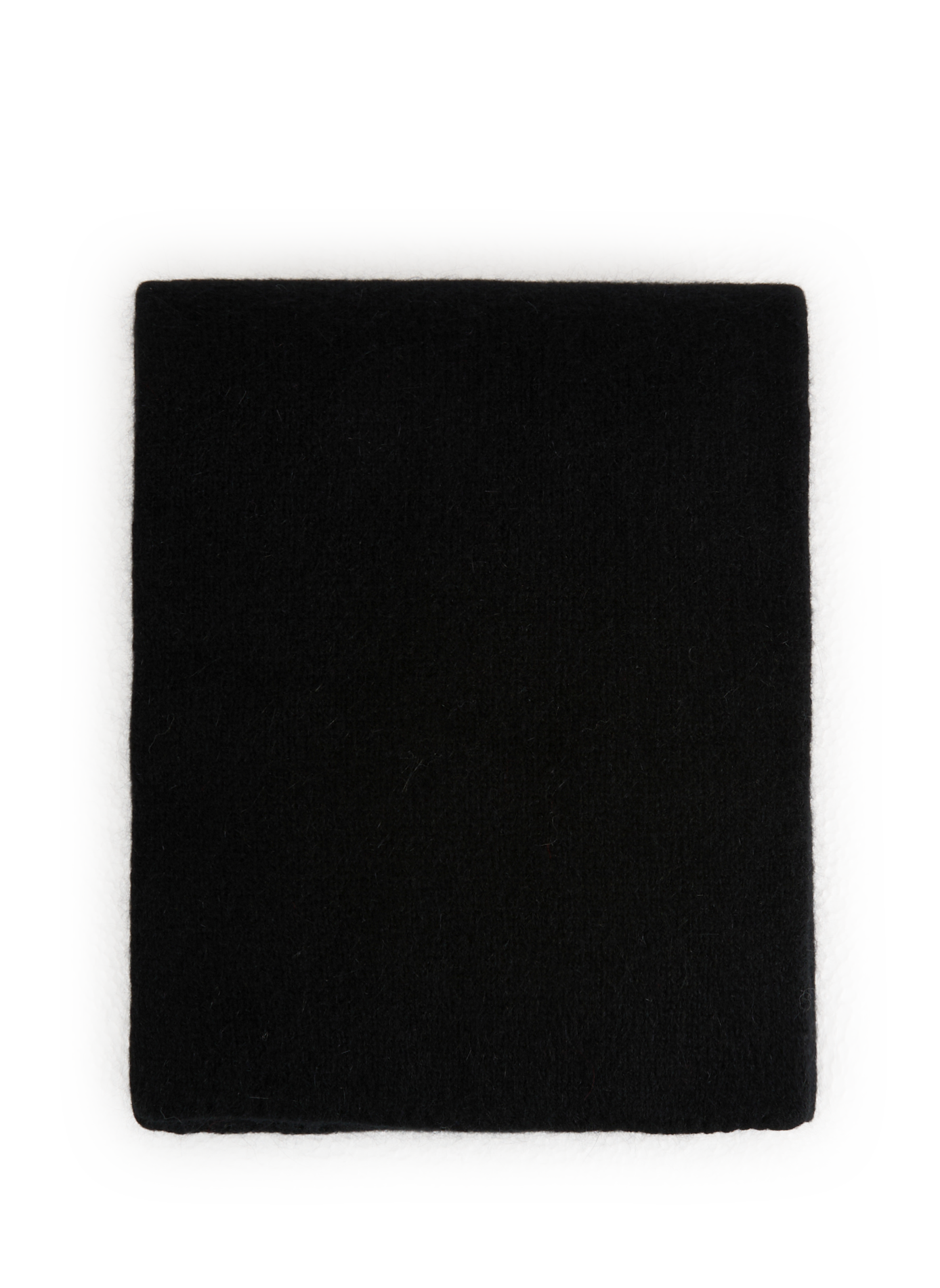 MACKIE Wool and angora scarf Black