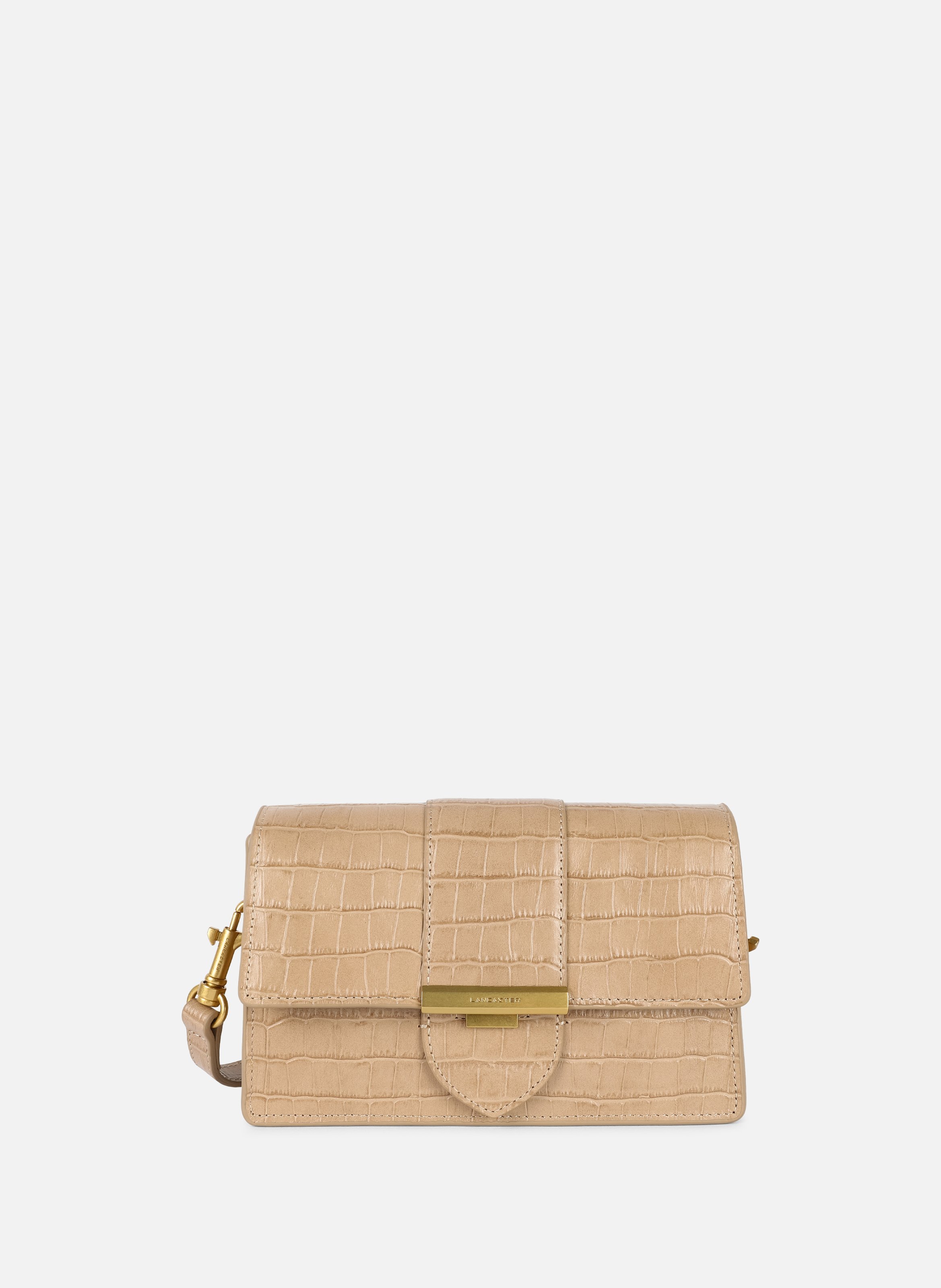 LANCASTER Small crossbody bag - Exo Ily Beige