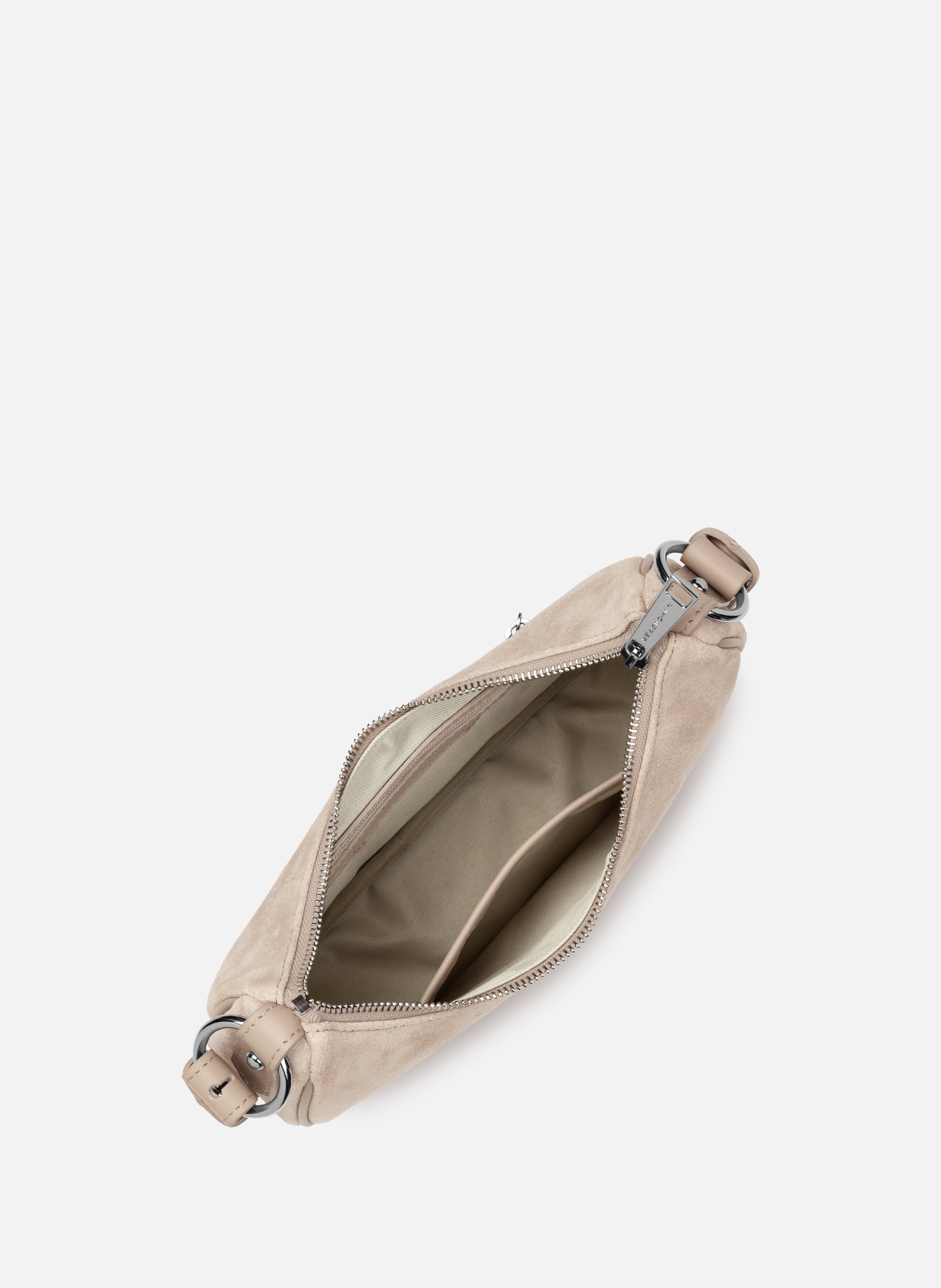 Small shoulder bag - Suède LANCASTER Beige