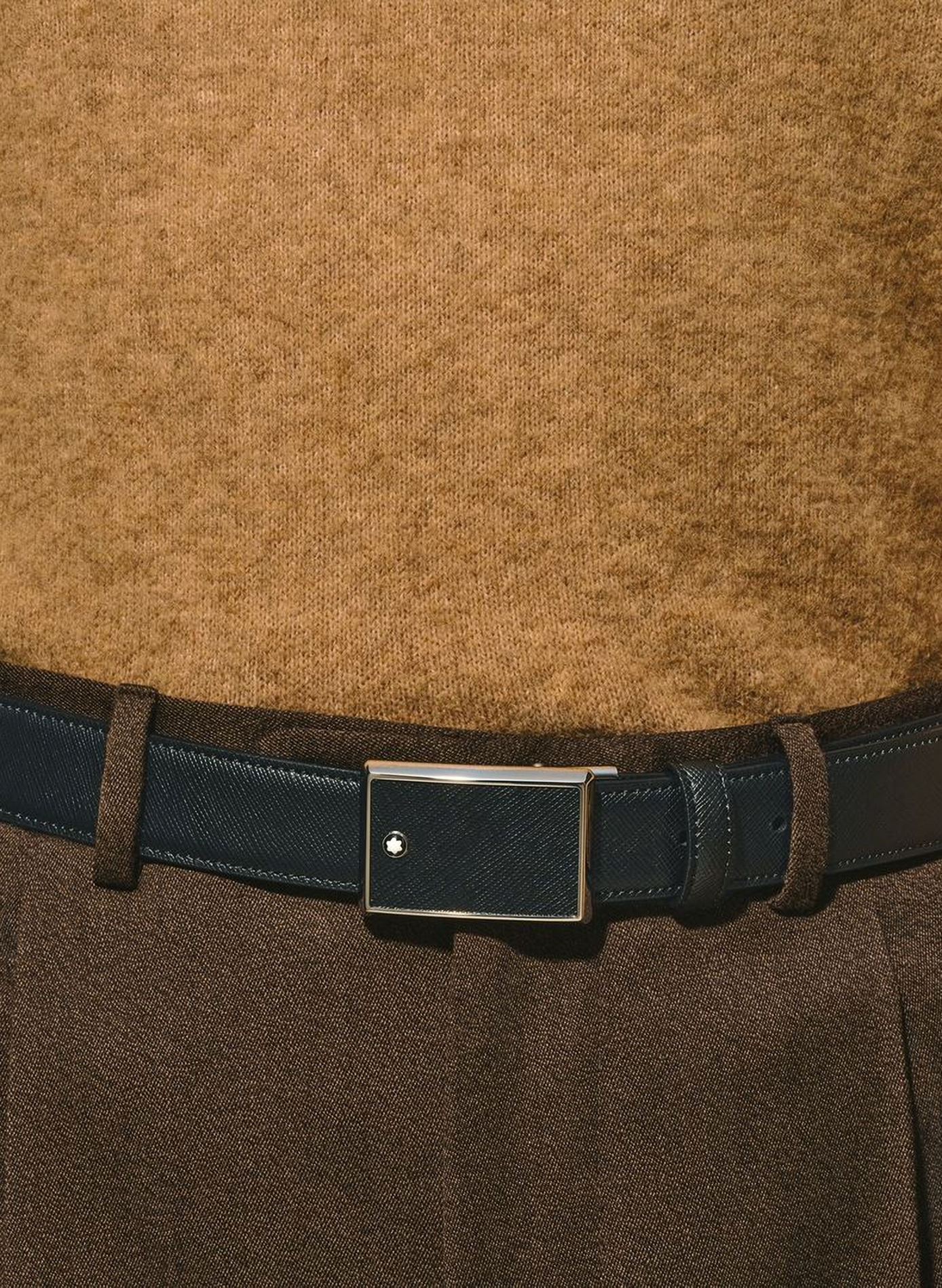 Ceinture ajustable en cuir MONTBLANC Noir