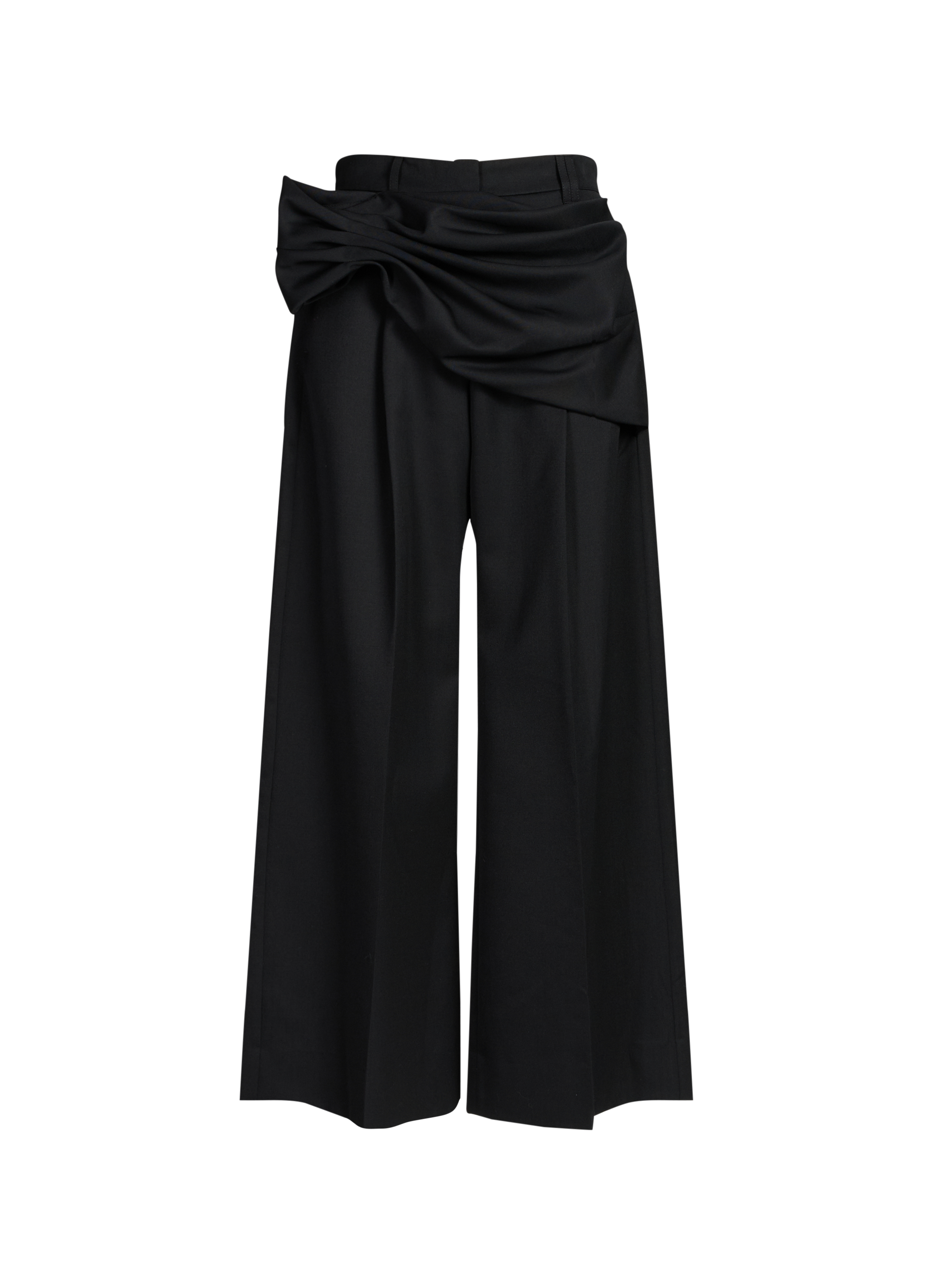 Wide-leg pants with panel SIMONE ROCHA Black