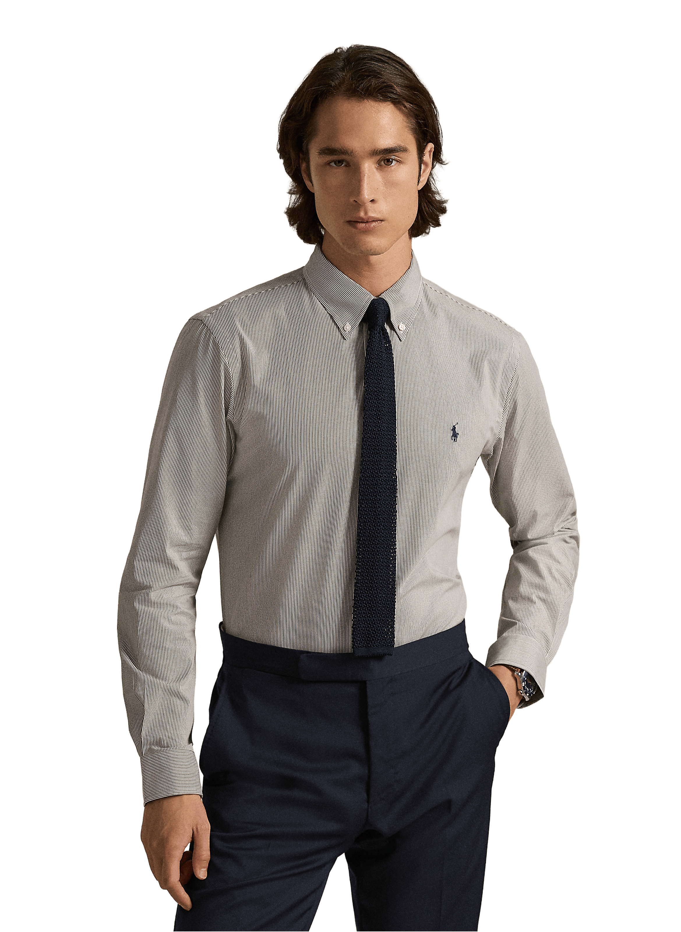 Chemise rayée en coton POLO RALPH LAUREN Multicolore