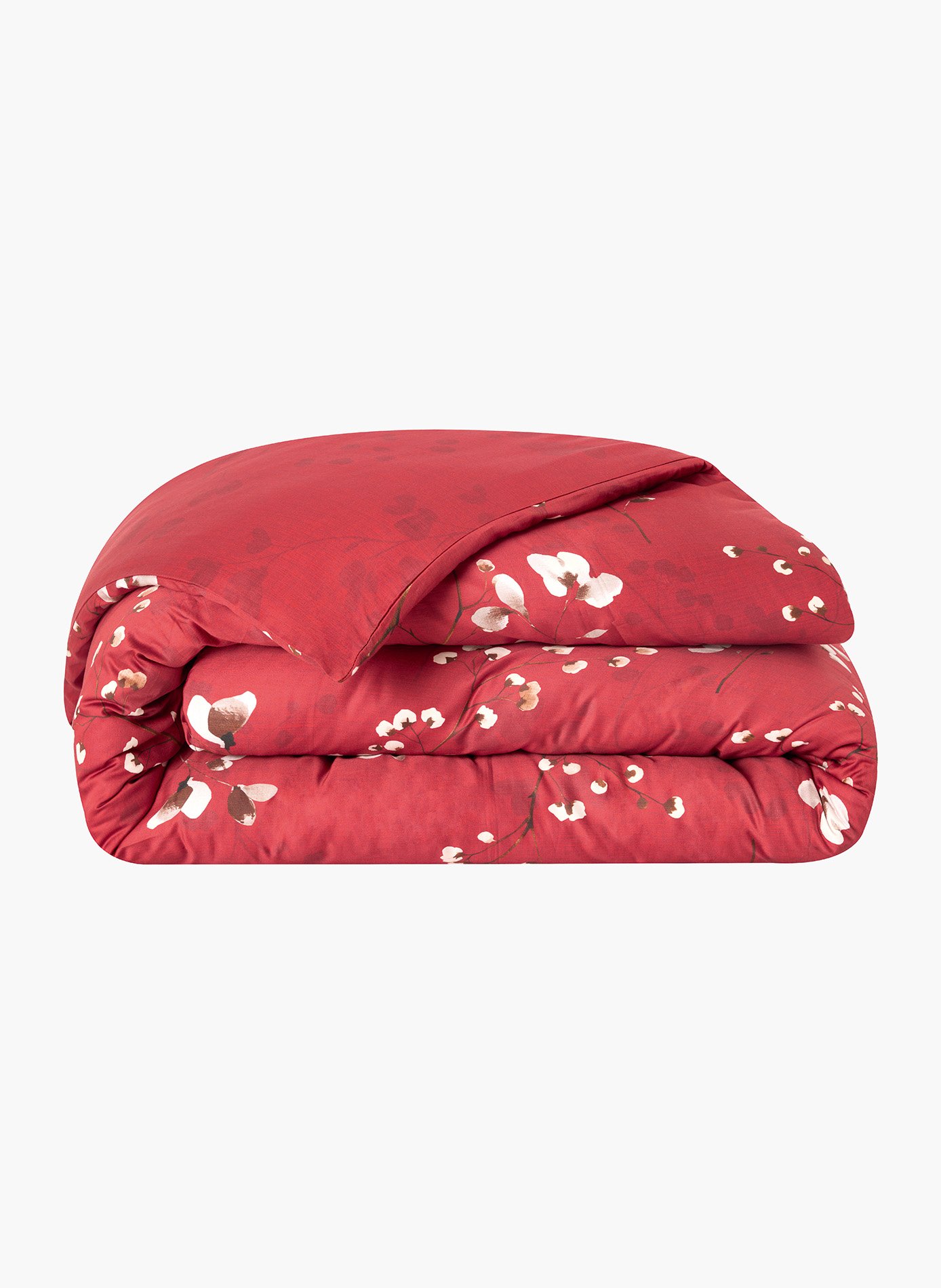 Housse de couette minimaliste ANNE DE SOLENE Rouge